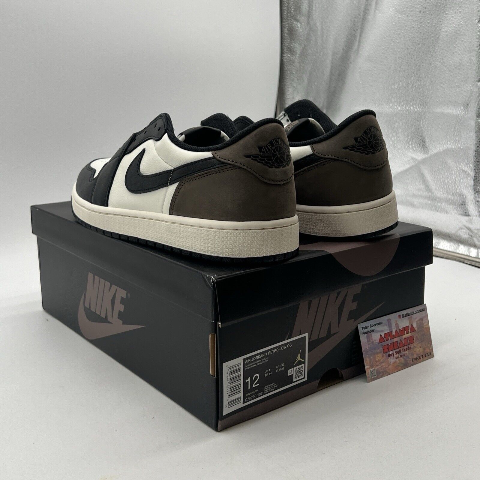 Size 12 - Air Jordan 1 Retro OG Low Mocha (CZ0790-102)