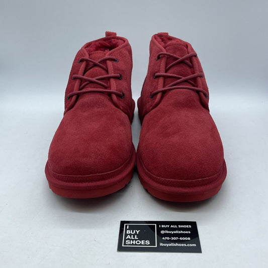 Size 13 - UGG Chukka Boots Red Neumel Suede Sheepskin