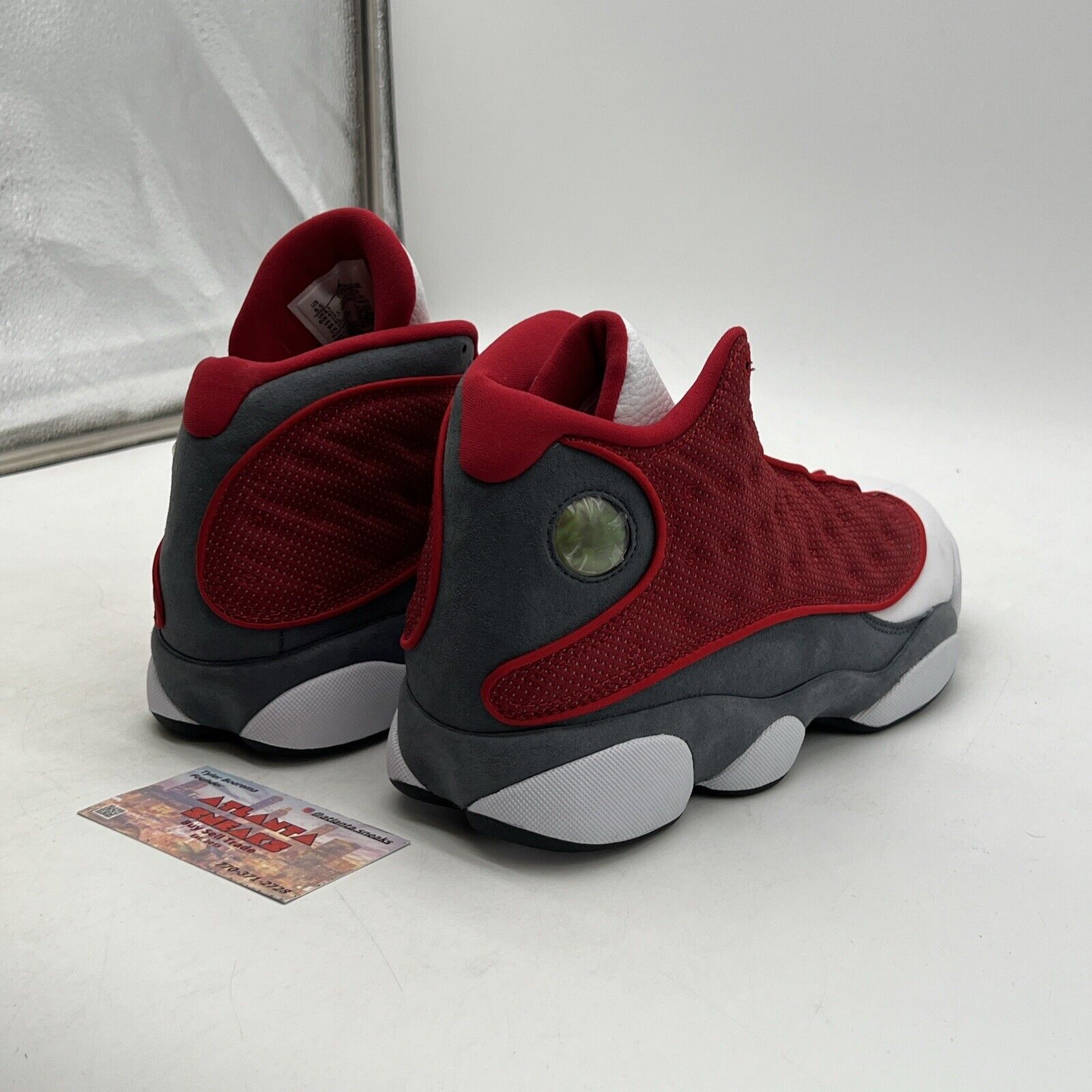 Size 9.5 - Jordan 13 Red/White - Grey Suede White Leather (DJ5982-600)