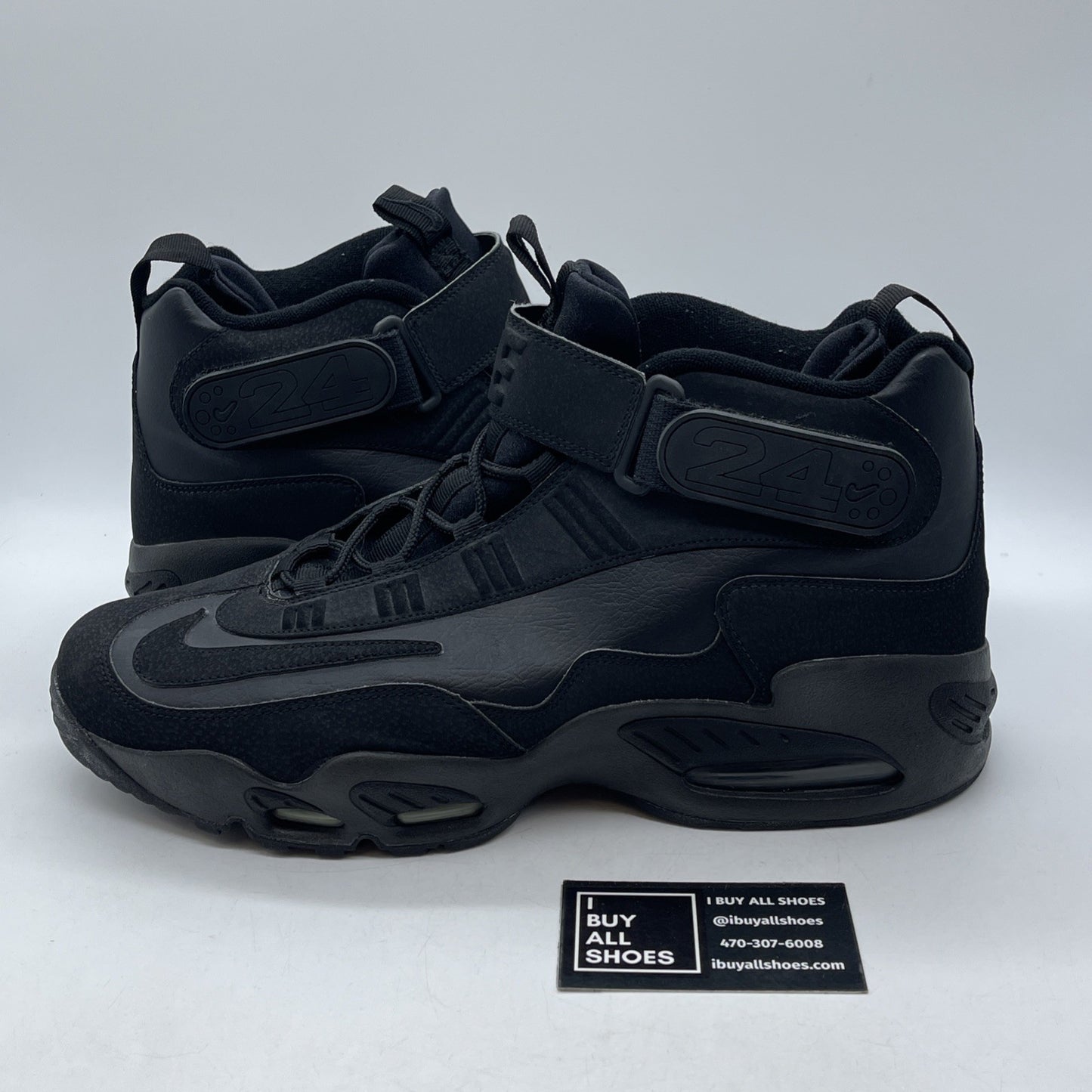 Size 13 - Nike Air Griffey Max 1 Black Suede Leather (354912-001)