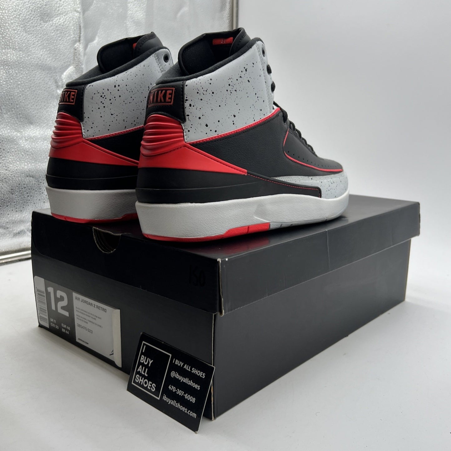 Size 12 - Air Jordan 2 Retro Infrared 23 (385475-023)