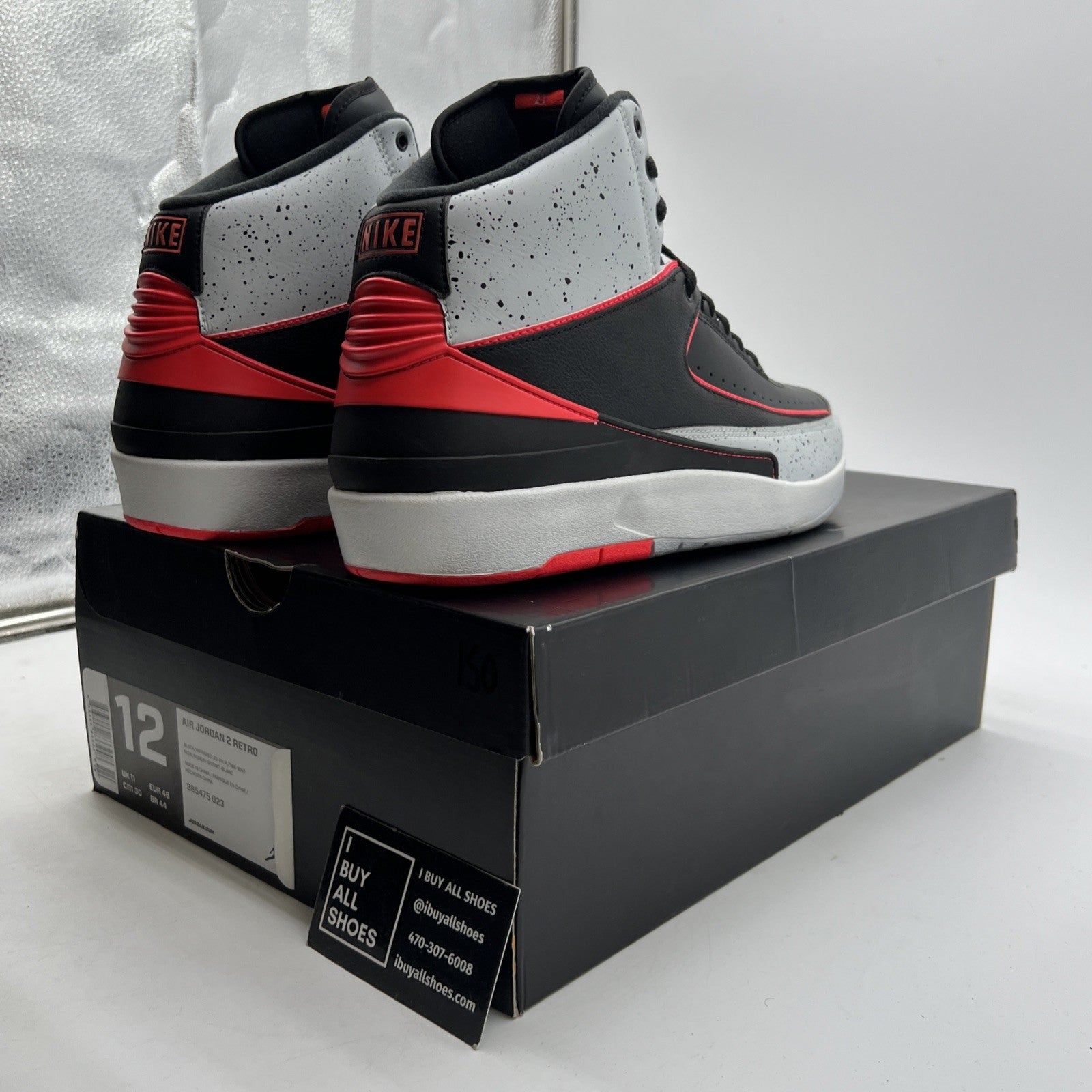 Size 12 - Air Jordan 2 Retro Infrared 23 (385475-023)
