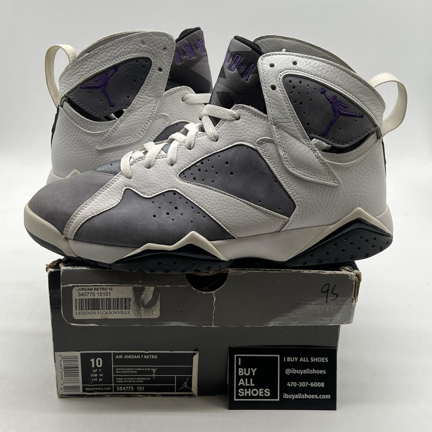 Size 10 - Air Jordan 7 Retro Flint (304775-151)