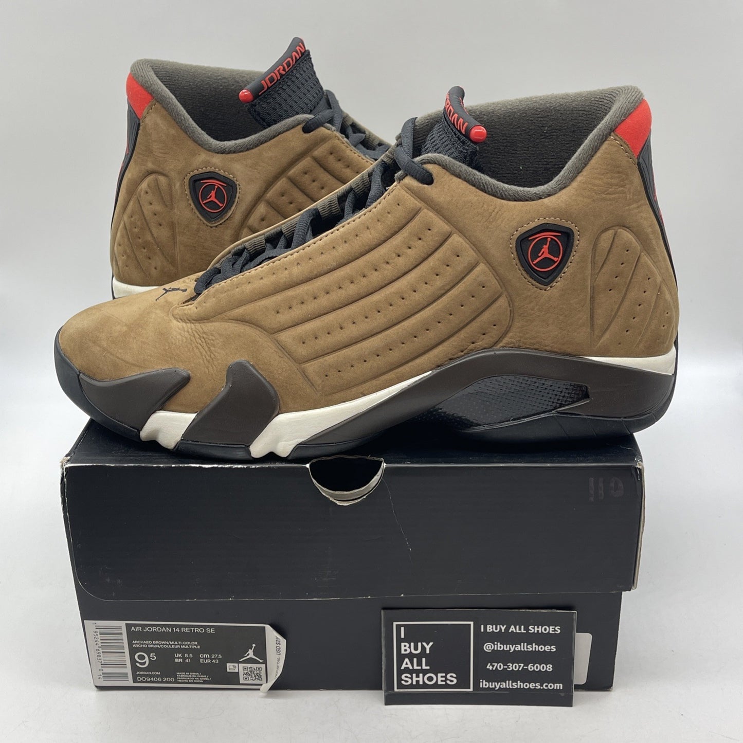 Size 9.5 - Air Jordan 14 Retro Winterized (DO9406-200)