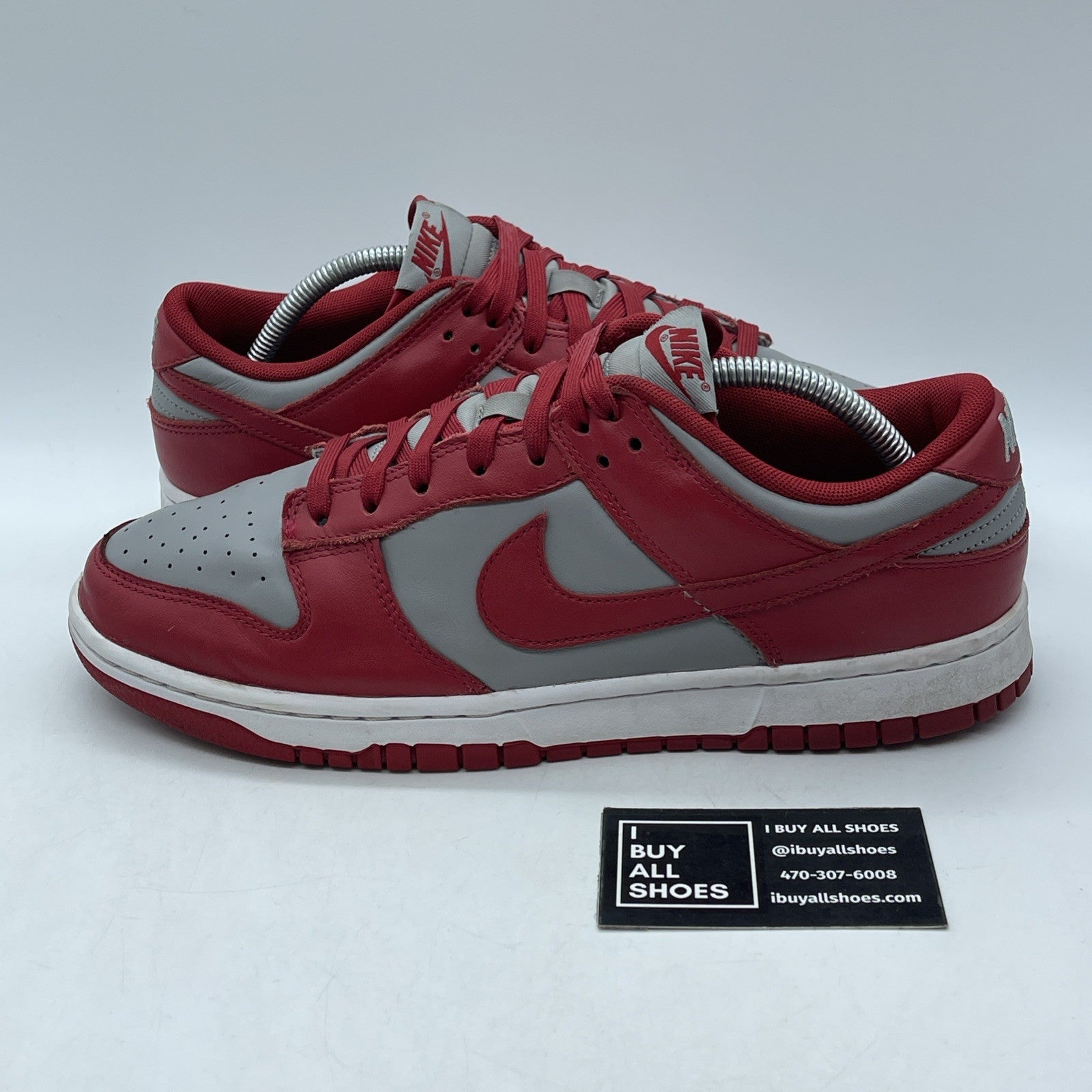 Size 10.5 - Nike Dunk Low SP UNLV 2021 Red Grey Leather (DD1391-002