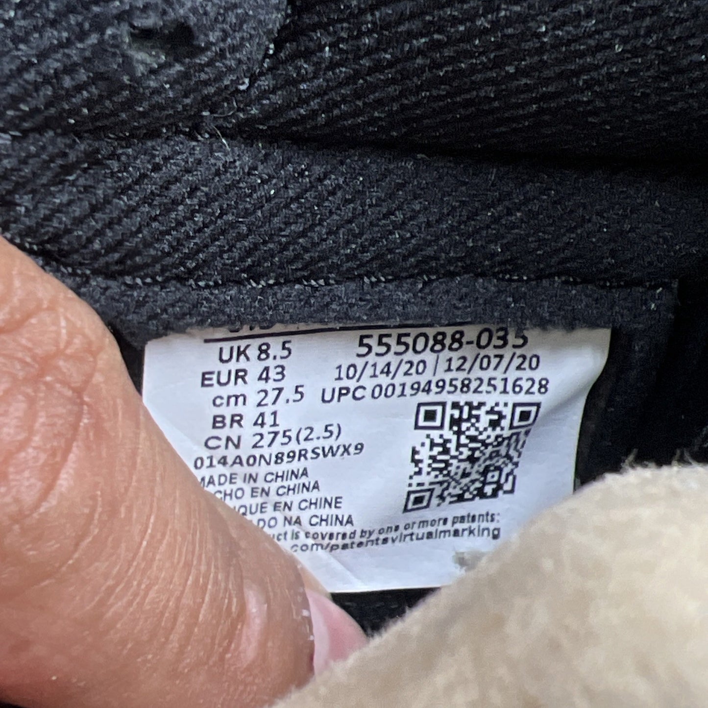 Size 9.5 - Air Jordan 1 Retro OG High Shadow 2.0 (555088-035)