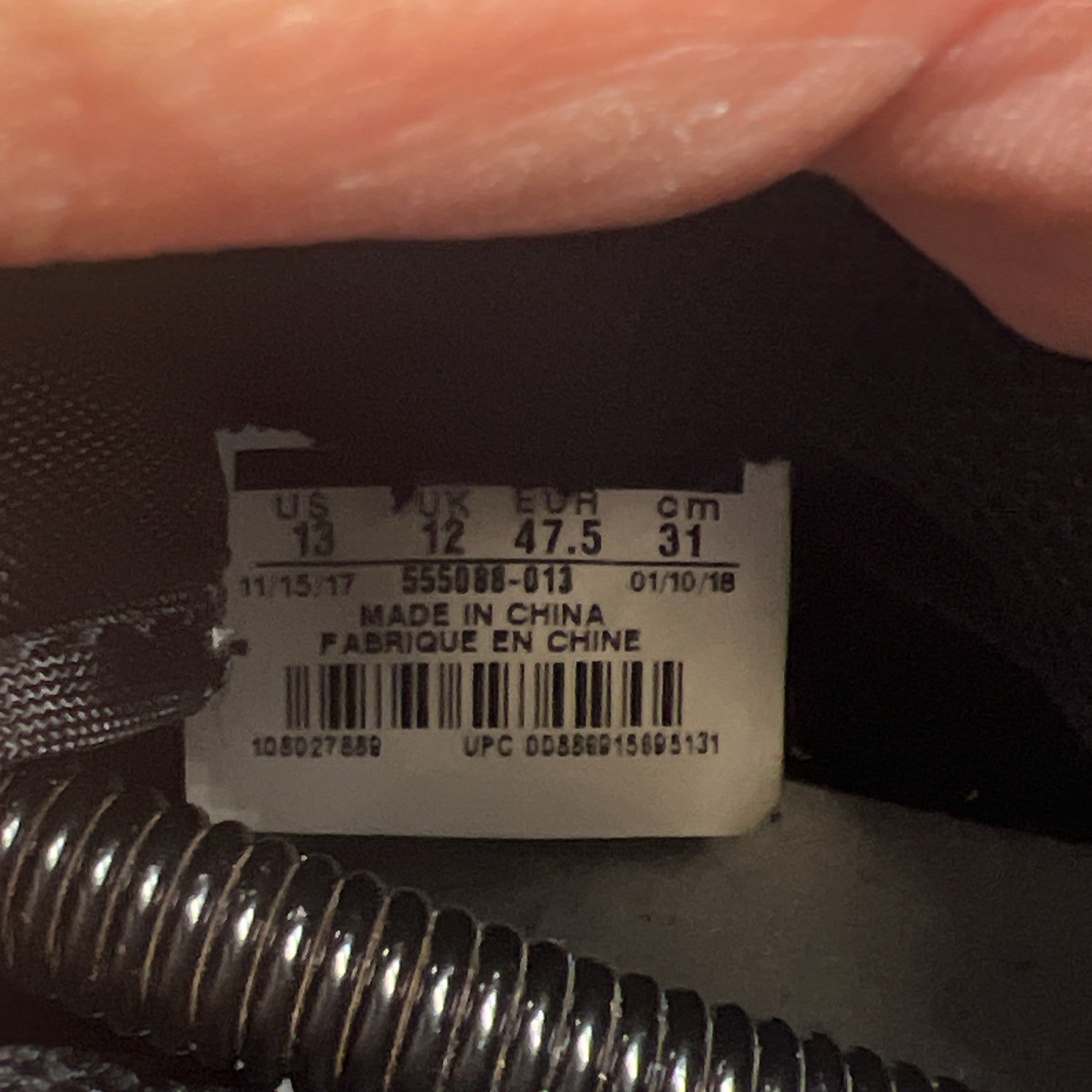 Size 13 - Air Jordan 1 Retro OG High Shadow (555088-013)