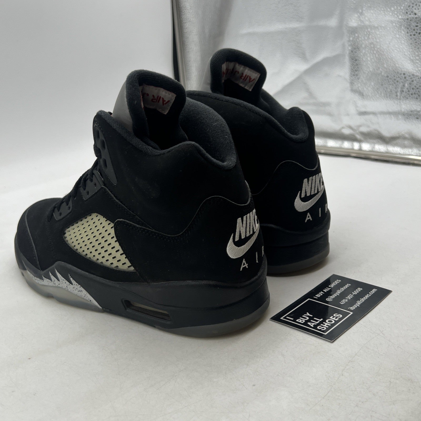 Size 9 - Air Jordan 5 OG Mid Metallic Silver (845035-003)