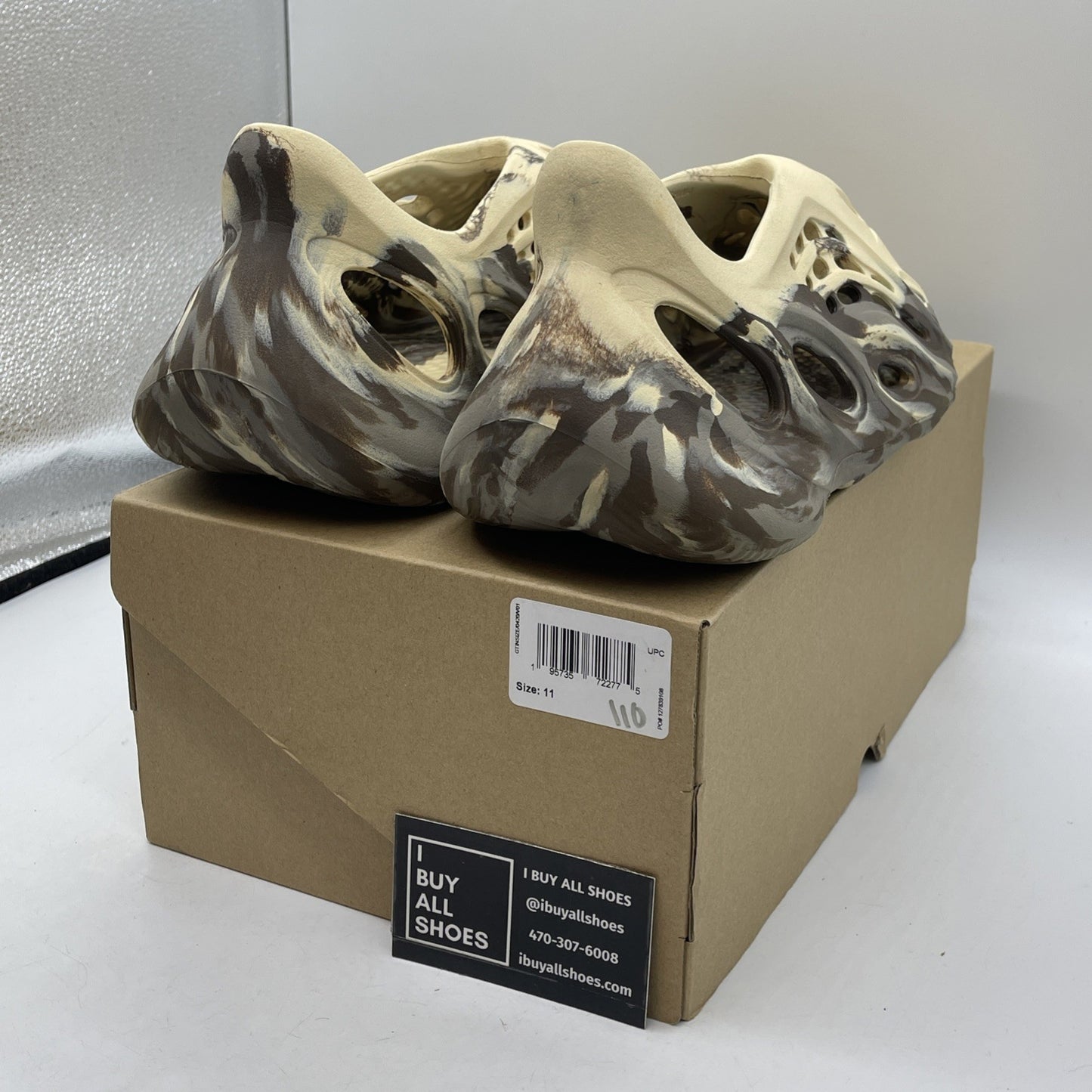 Size 11 - adidas Yeezy Foam RNNR MX Cream Clay Rubber (GX8774)
