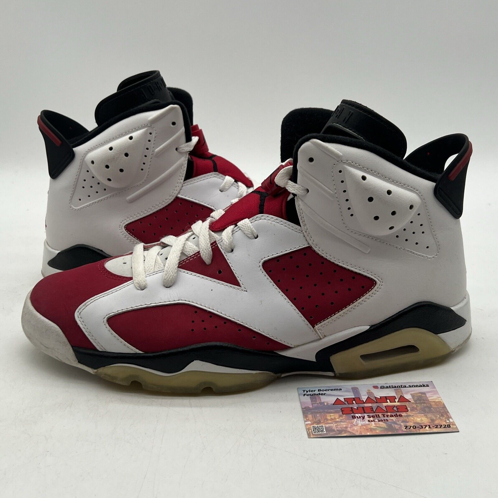 Size 12 - Air Jordan 6 Retro Countdown Pack White Red Suede (323939-991)