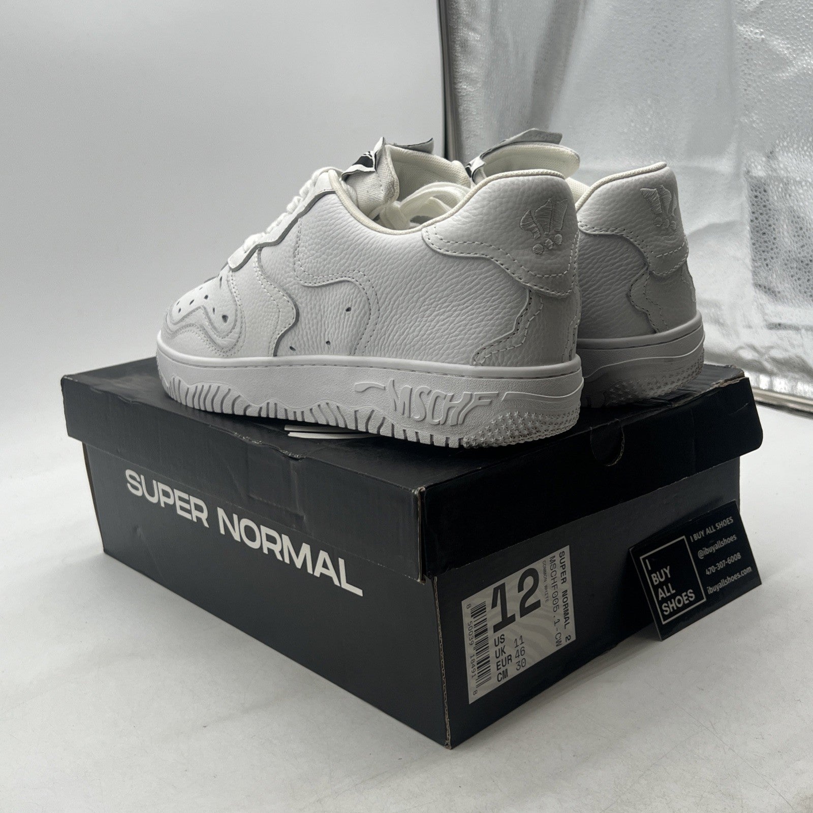 Size 12 - MSCHF Super Normal 2 White Limited Release Common Whites