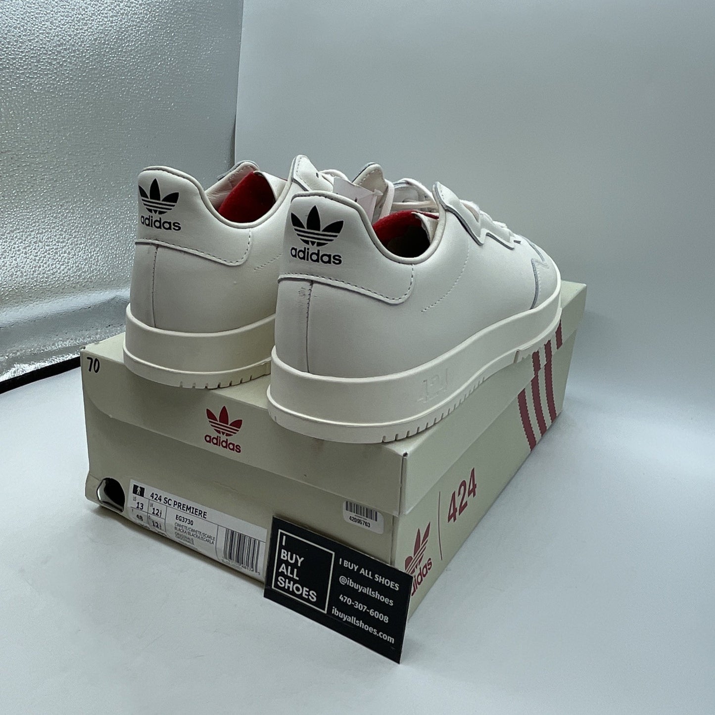 Size 13 - Adidas 424 x SC Premiere Chalk White (EG3730)