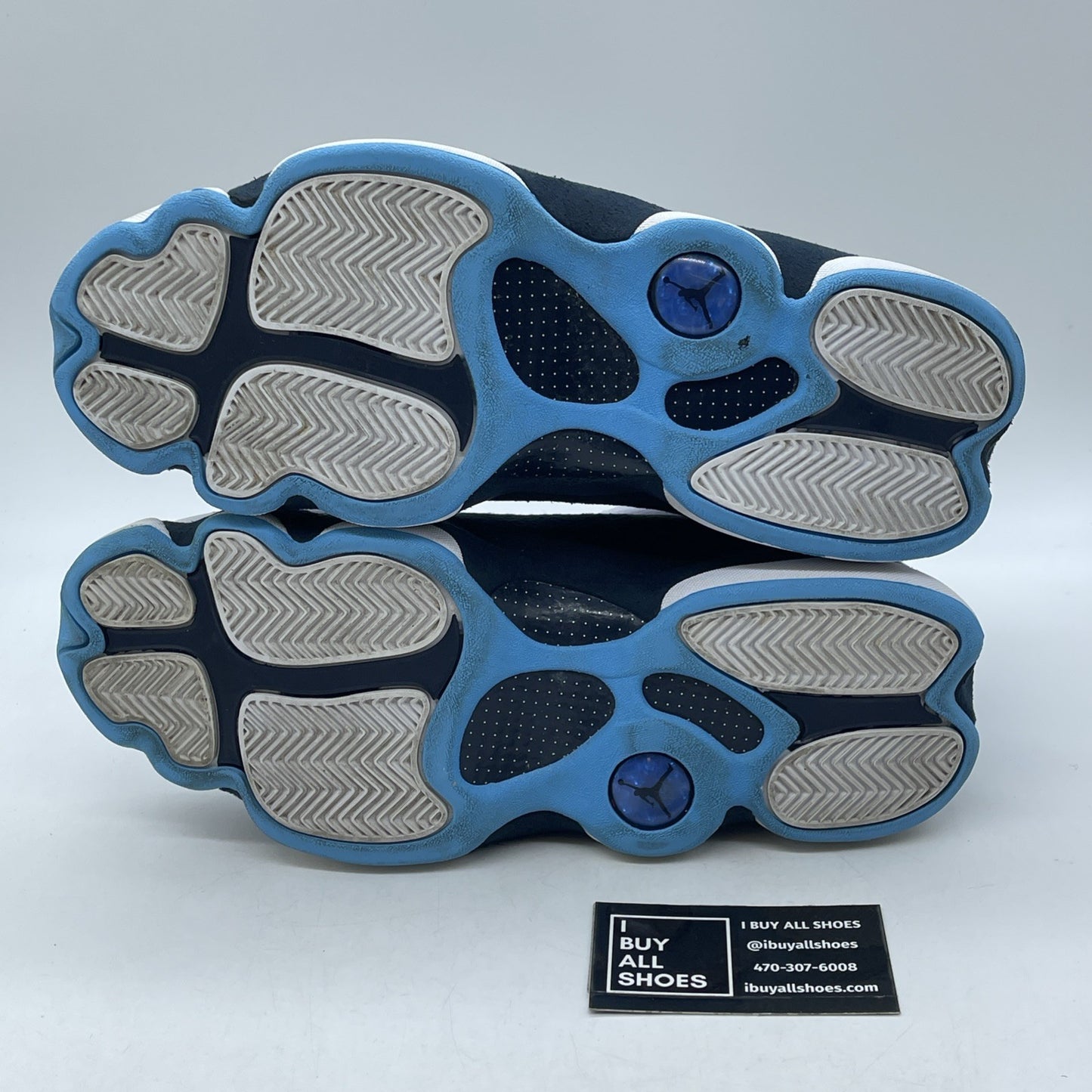 Size 11 - Jordan 13 Retro Obsidian Blue White Suede Leather (414571-144)