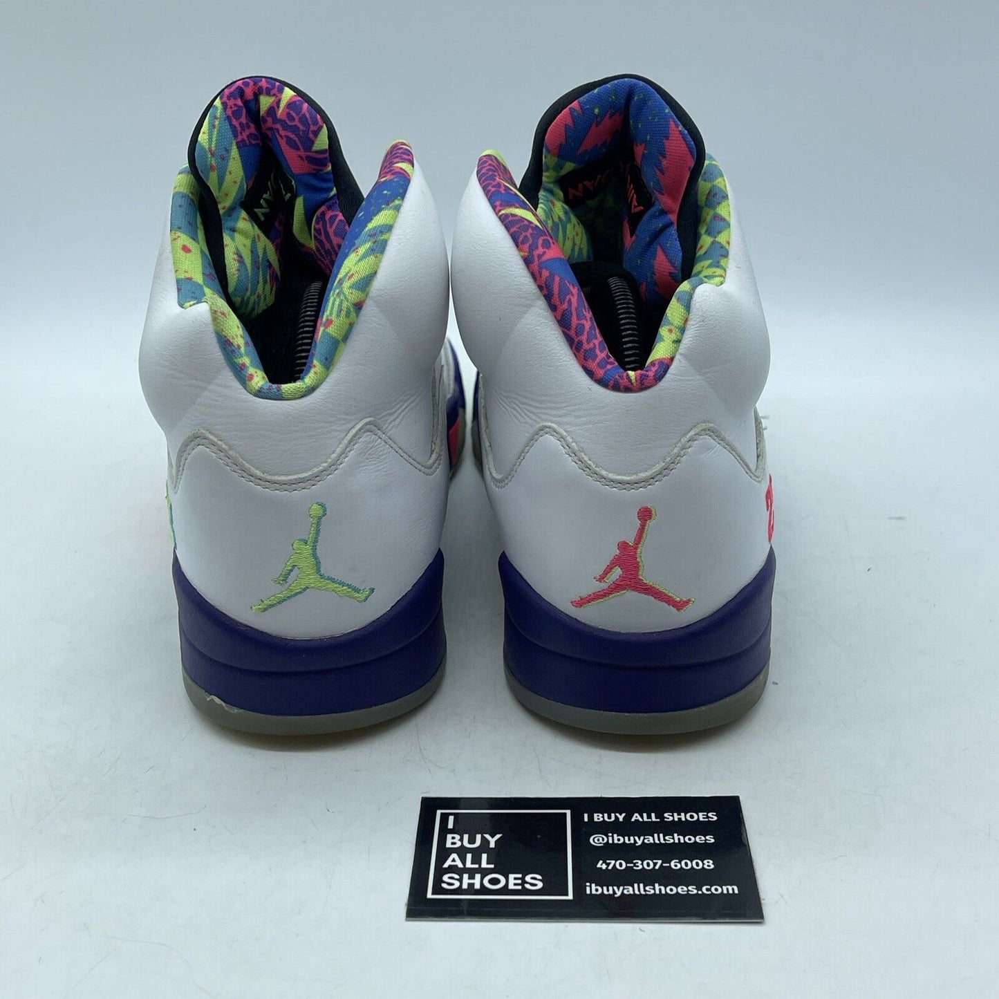 Size 9.5 - Jordan 5 Retro Alternate Bel-Air White Purple Leather (DB3335-100)