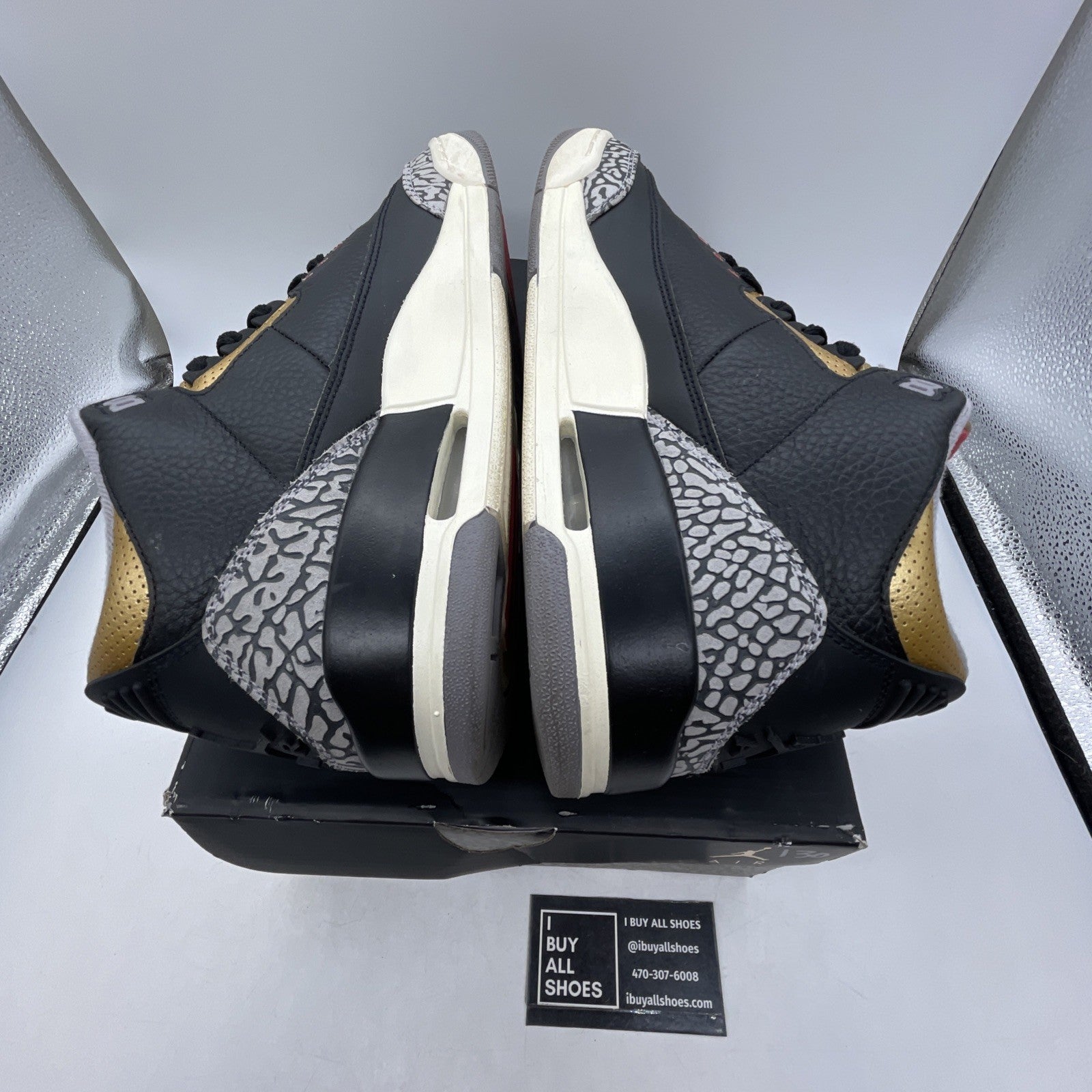 Size 11W - Air Jordan 3 Retro Mid Black Gold (CK9246-067)