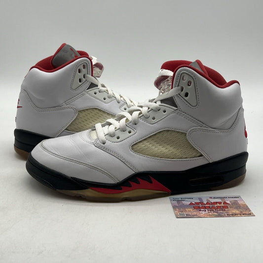 Size 9.5 - Jordan 5 Retro Mid Fire Red (DA1911-102)