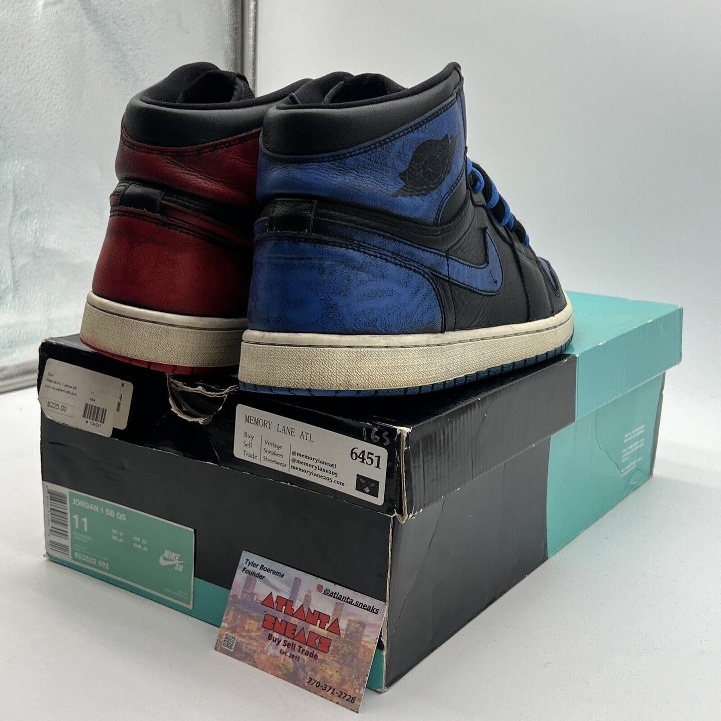 Size 11 - Lance Mountain x Air Jordan 1 Retro SB QS Black (653532-002)