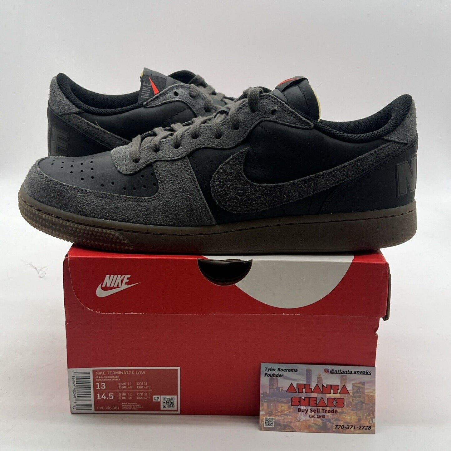 Size 13 - Nike Terminator Low Medium Ash Gum (FV0396-001)