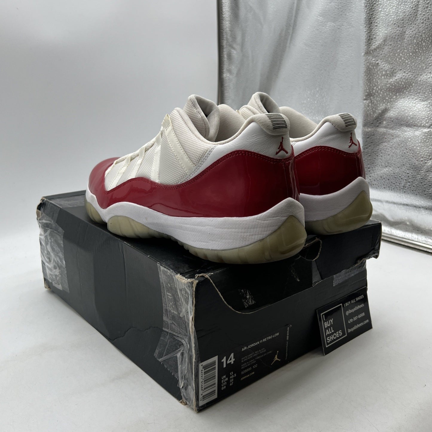 Size 14 - Air Jordan 11 Retro 2016 Low Cherry (528895-102)