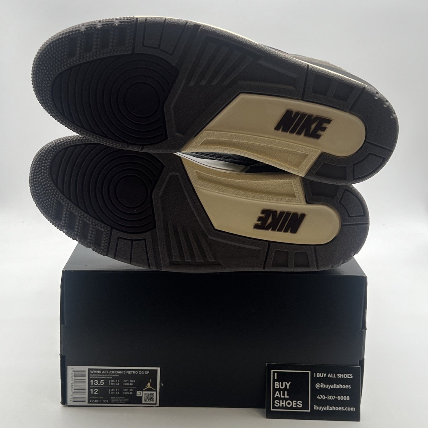 Size 13.5 - A Ma Maniére x Air Jordan 3 Retro While You Were Sleeping W