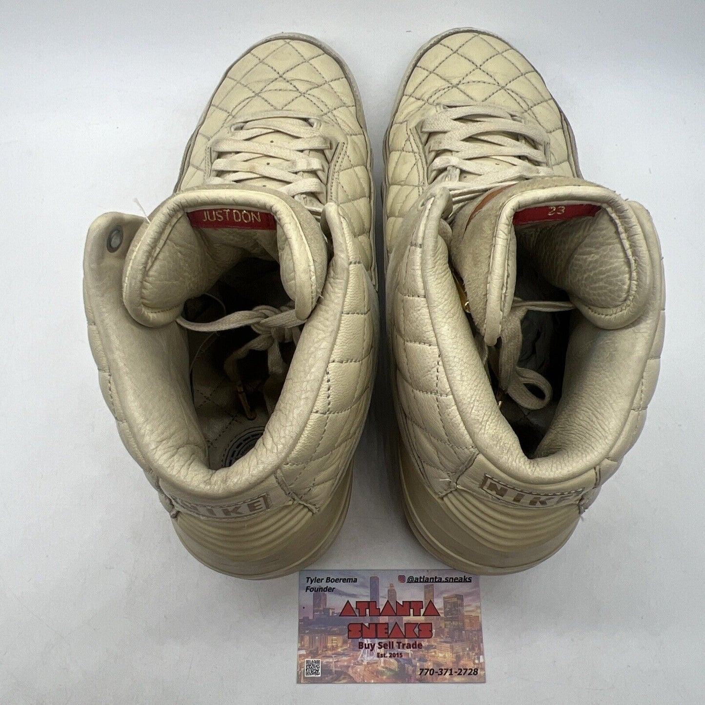 Size 12 - Just Don x Air Jordan 2 Retro Beach Leather (834825-250)