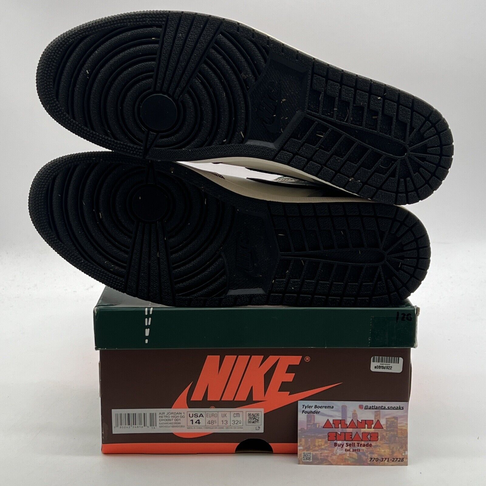 Size 14 - Air Jordan 1 High OG Crafted 2021 (DH3097-001)