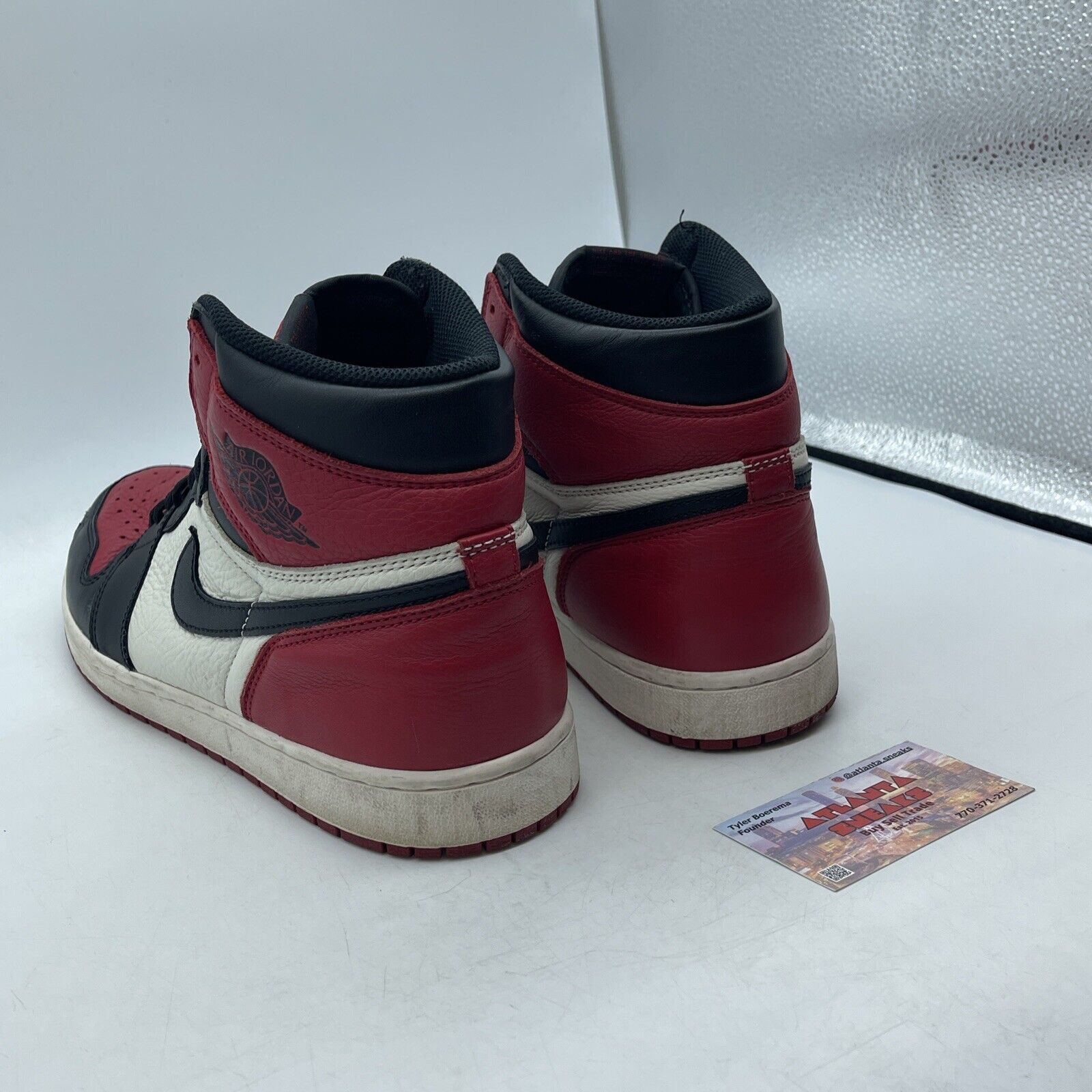 Size 11.5 - Jordan 1 Retro OG High Bred Toe Red White Black (555088-610)