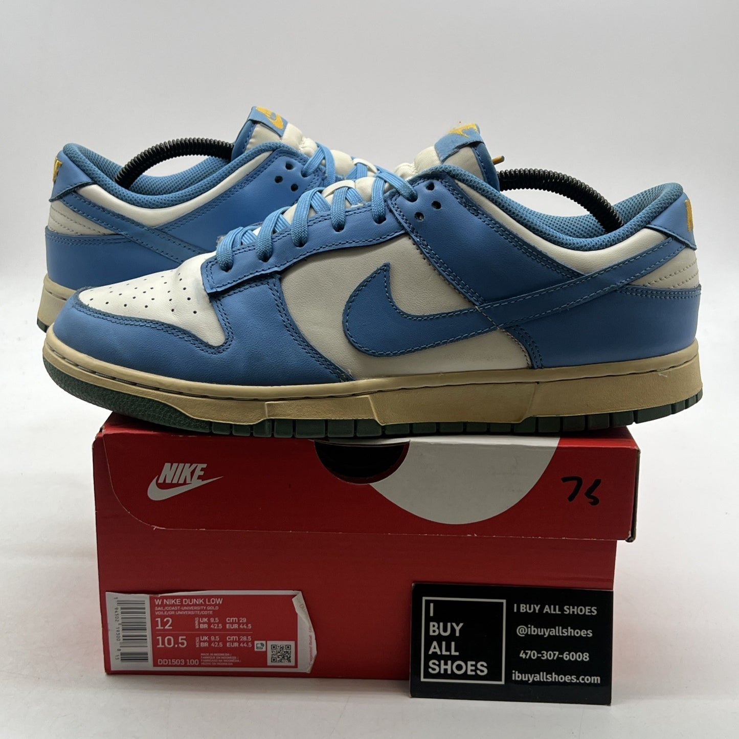 Size 12 - Nike Dunk Low Coast W (DD1503-100)