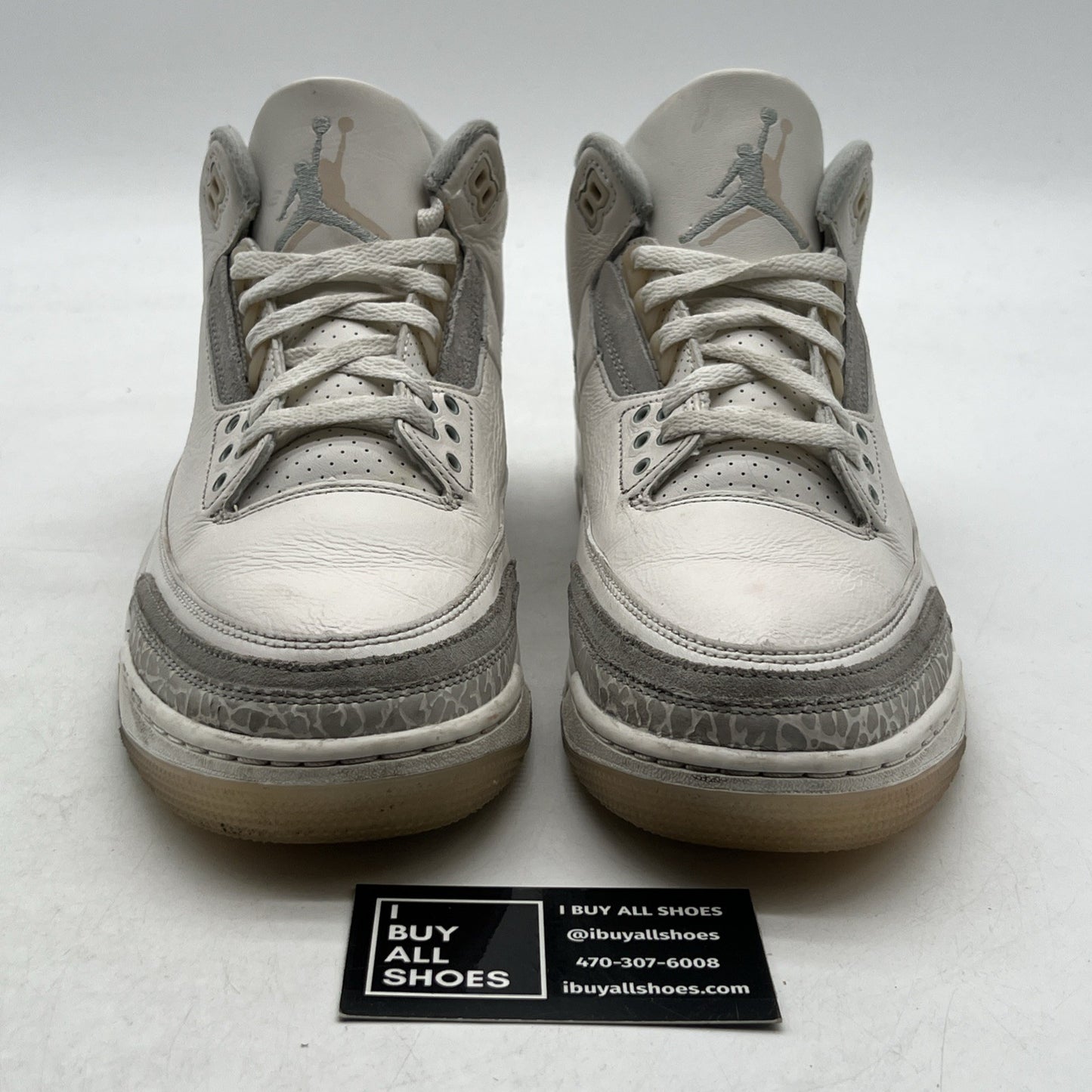 Size 10 - Air Jordan 3 Retro Craft Ivory/Grey White Leather (FJ9579-100)
