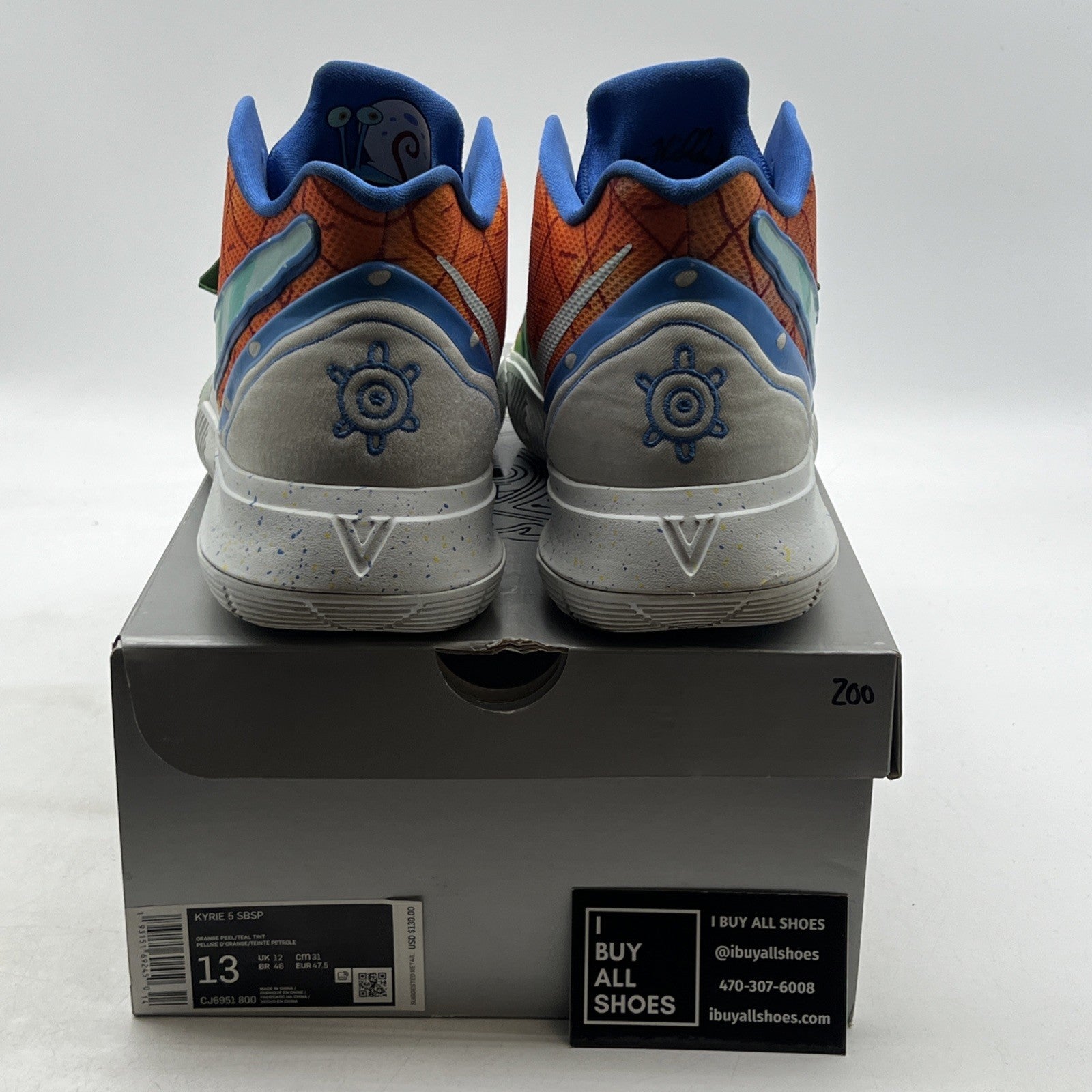 Size 13 - Nike SpongeBob SquarePants x Kyrie 5 Pineapple House (CJ6951-800)