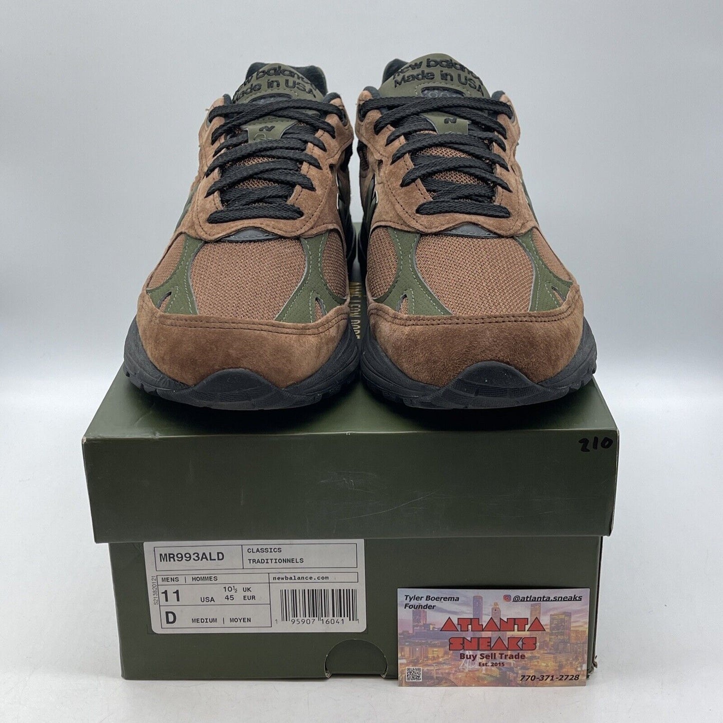 Size 11 - New Balance Aimé Leon Dore x 993 Made in USA Beef & Broccoli (MR993ALD