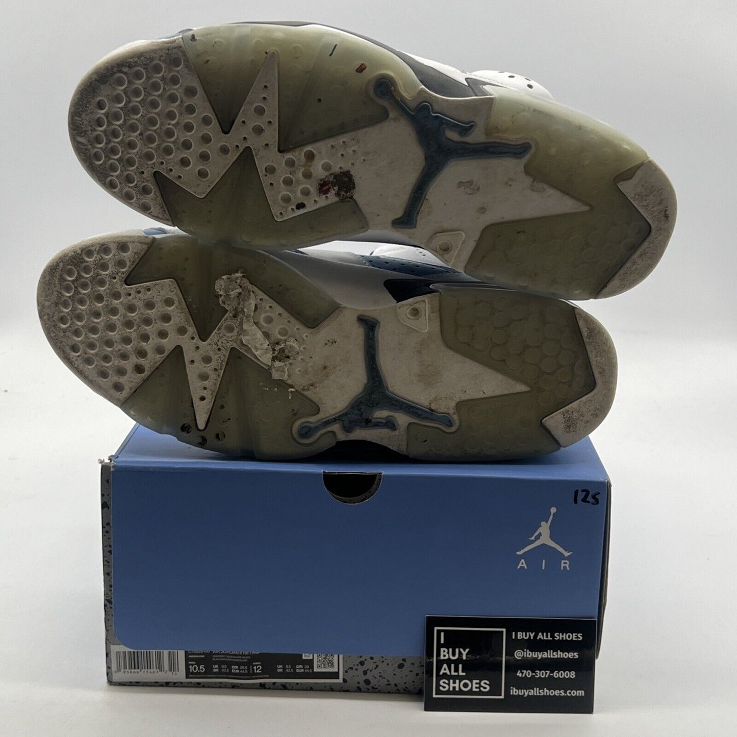 Size 10.5 - Air Jordan 6 Retro Mid UNC Home (CT8529-410)