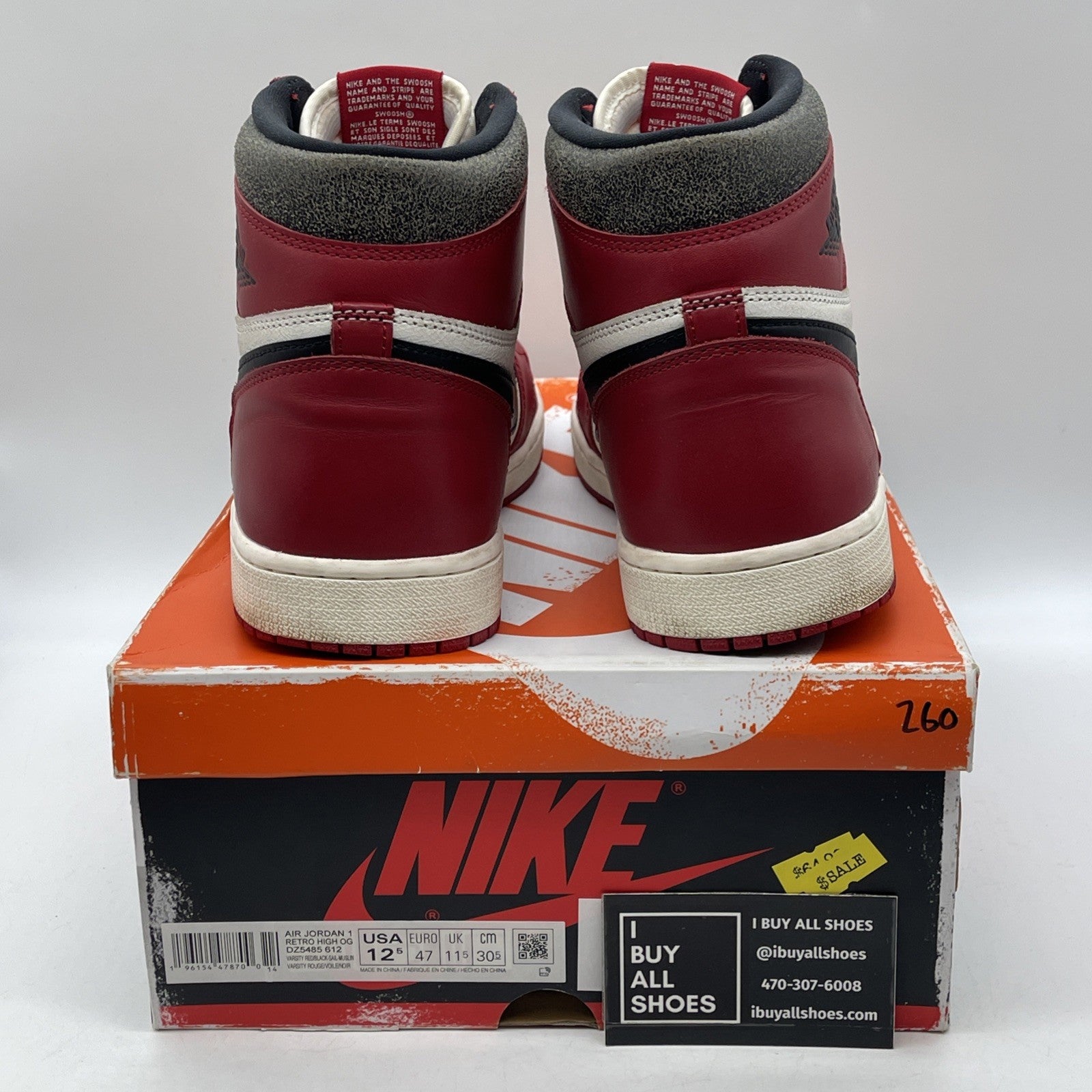 Size 12.5 - Jordan 1 Retro High OG Chicago Reimagined Lost & Found (DZ5485-612)