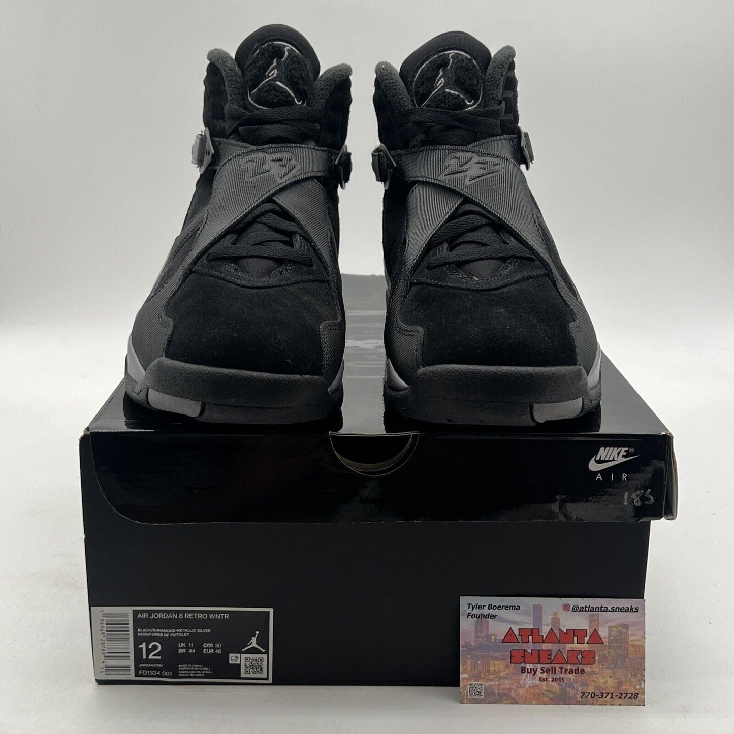 Size 12 - Air Jordan 8 Retro Winterized Gunsmoke (FD1334-001)