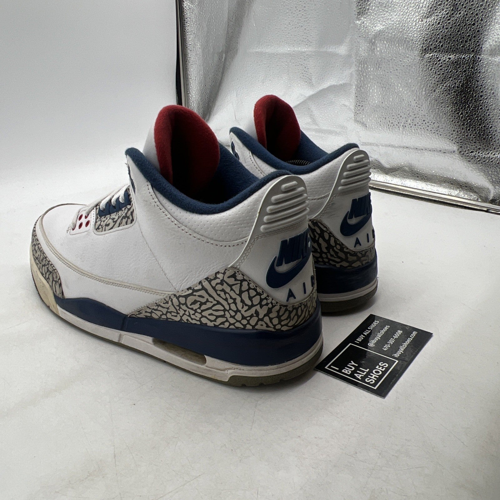 Size 11.5 - Air Jordan 3 Retro OG Mid True Blue (845262-106)
