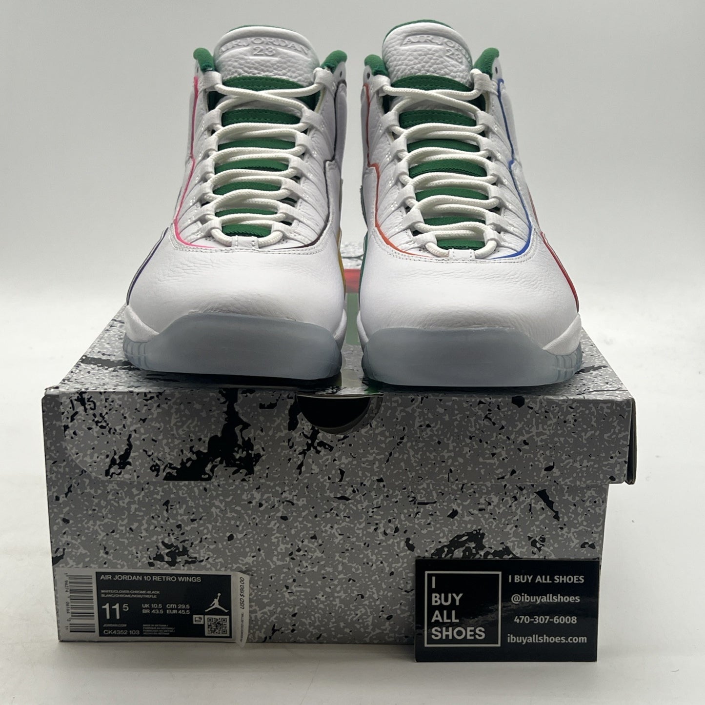 Size 11.5 - Air Jordan 10 Retro Wings (CK4352-103)