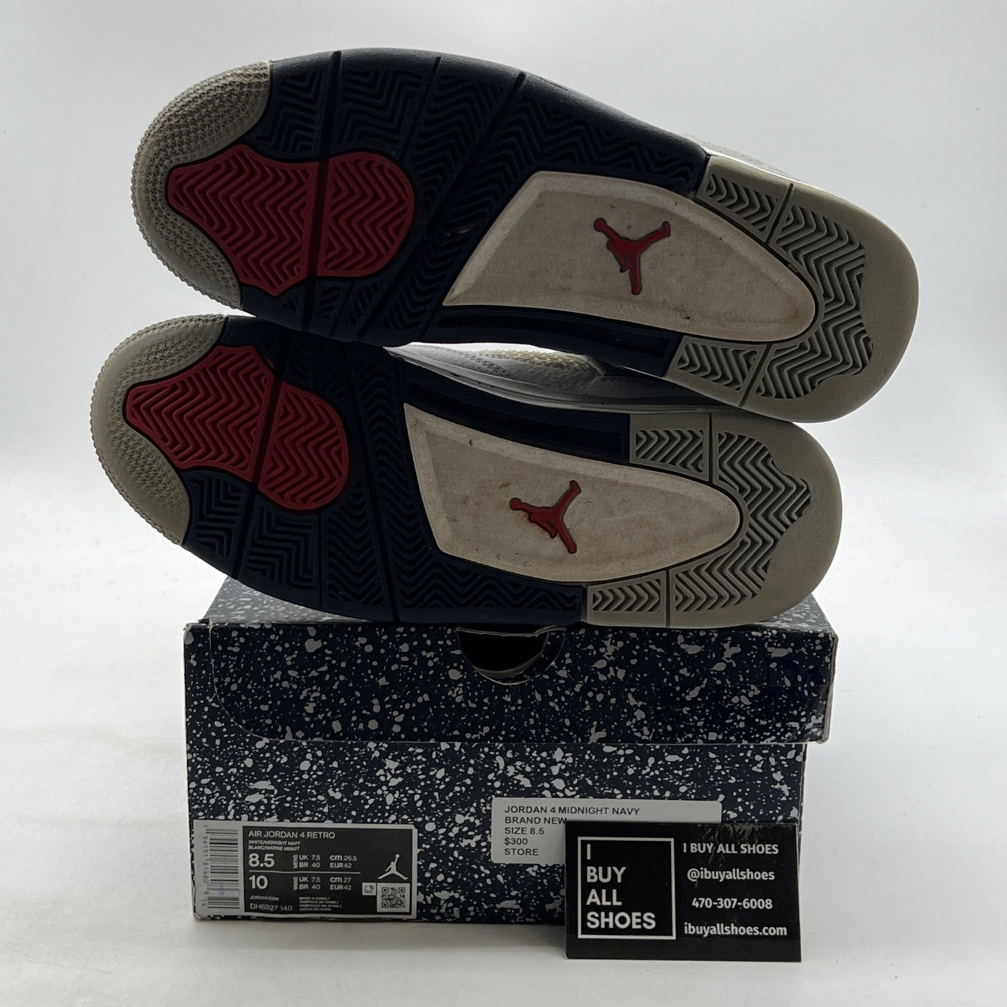 Size 8.5 - Air Jordan 4 Retro Mid Midnight Navy (DH6927-140)