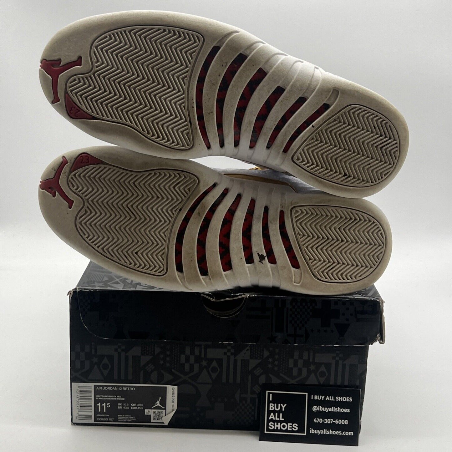 Size 11.5 - Air Jordan 12 Retro FIBA (130690-107)