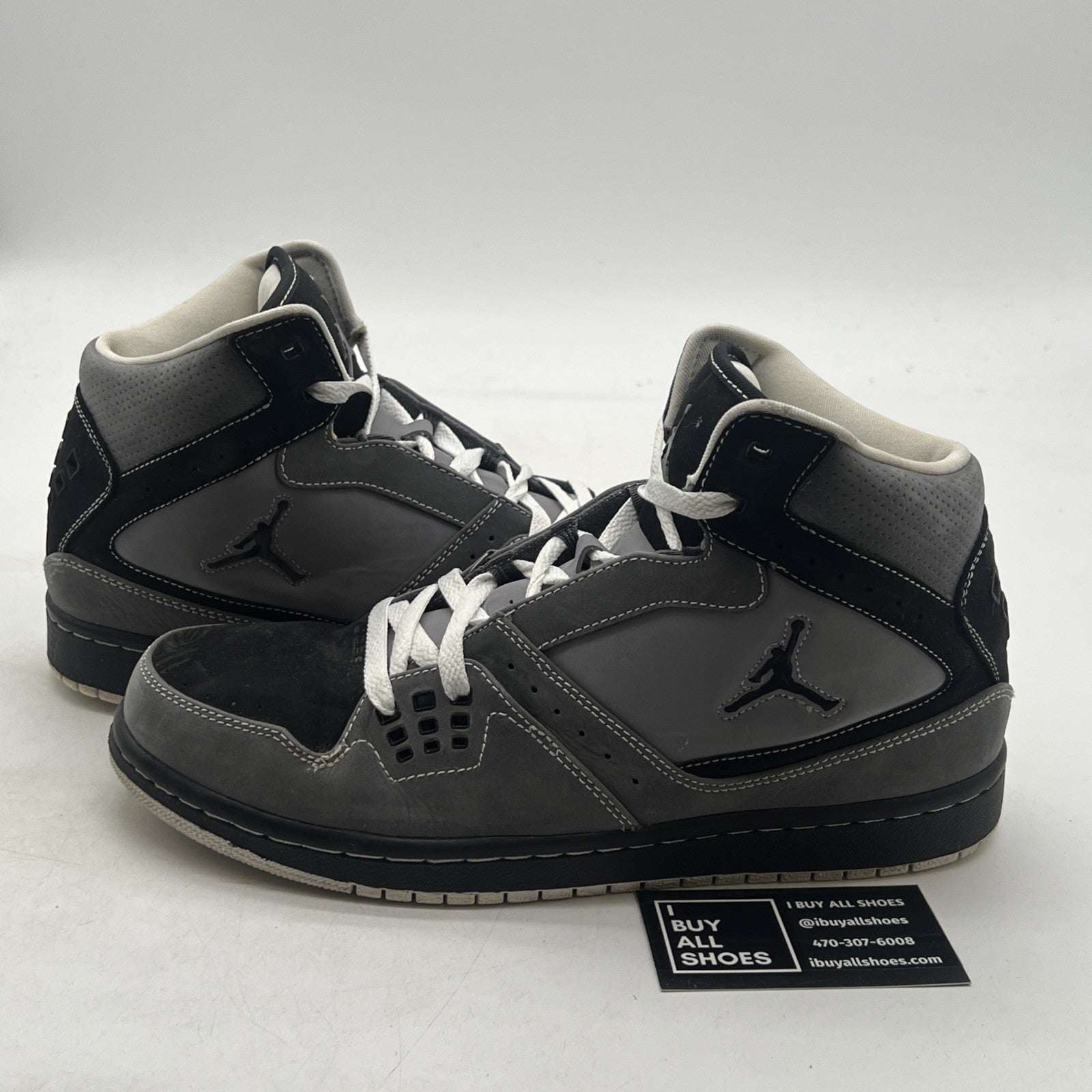 Size 10 - Jordan 1 Flight Gray - (372704-002)