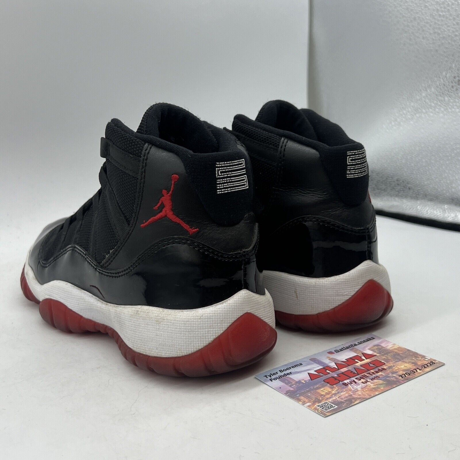 Size 4Y - Jordan 11 Retro Bred 2012 White Red Black (378038-010)