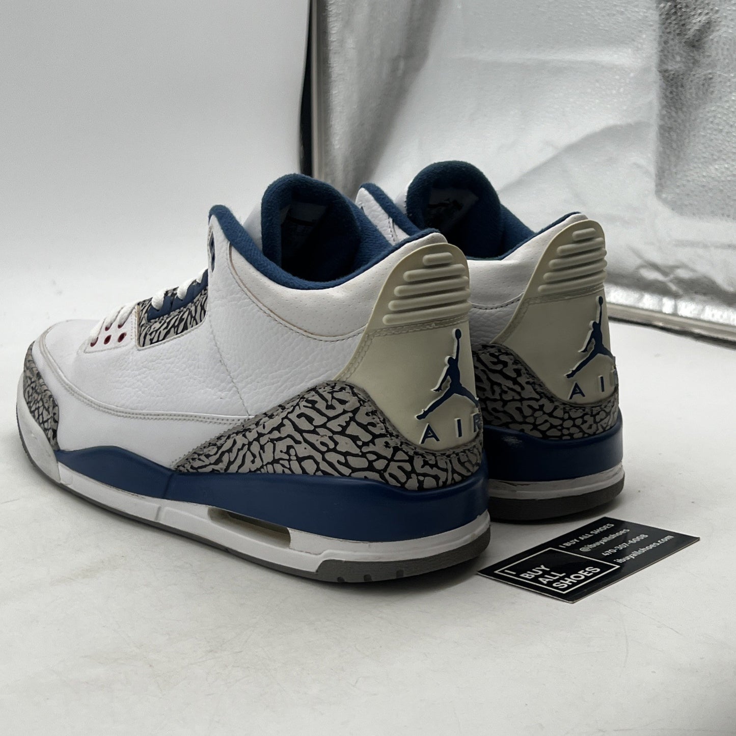 Size 13 - Air Jordan 3 Retro 2011 True Blue (136064-104)