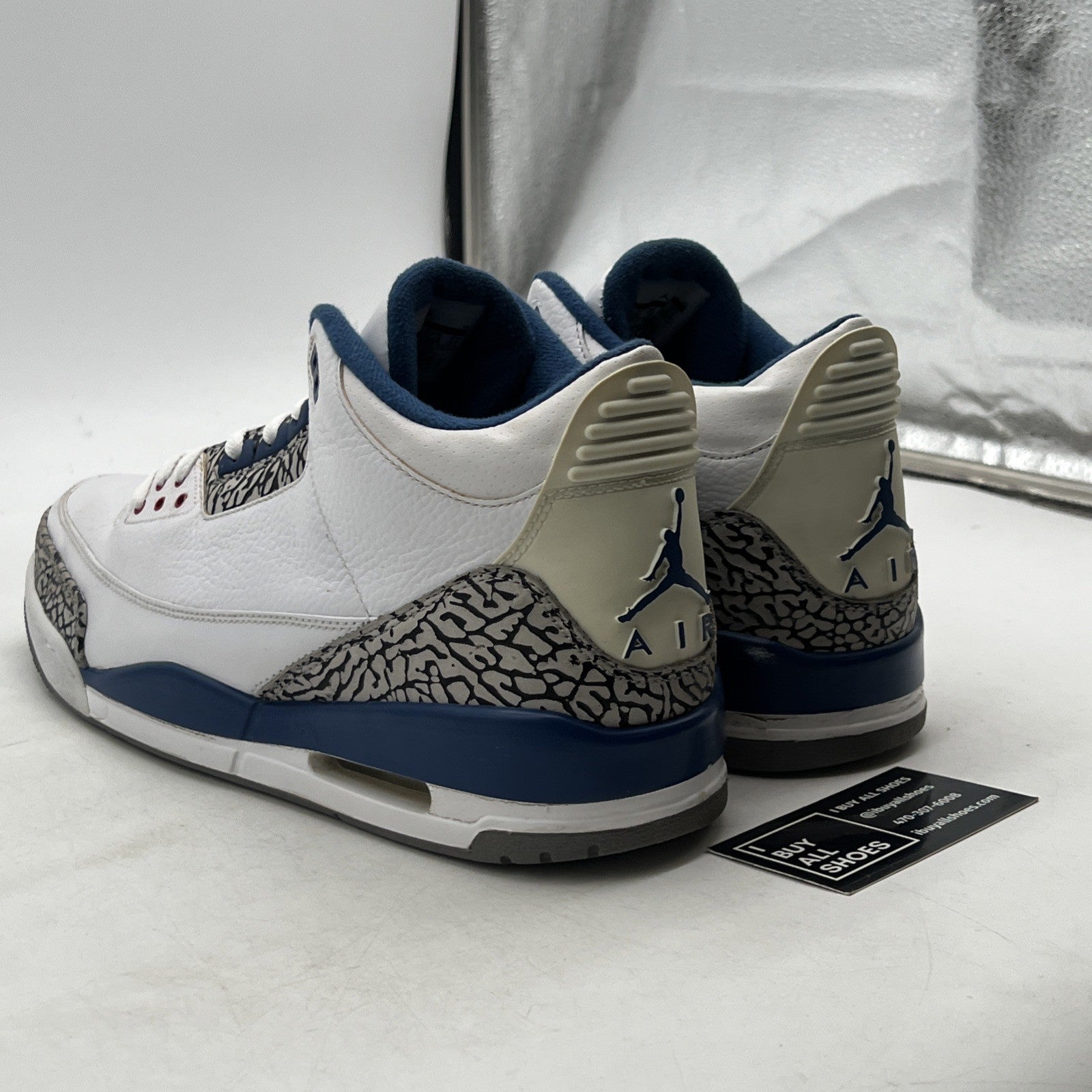 Size 13 - Air Jordan 3 Retro 2011 True Blue (136064-104)