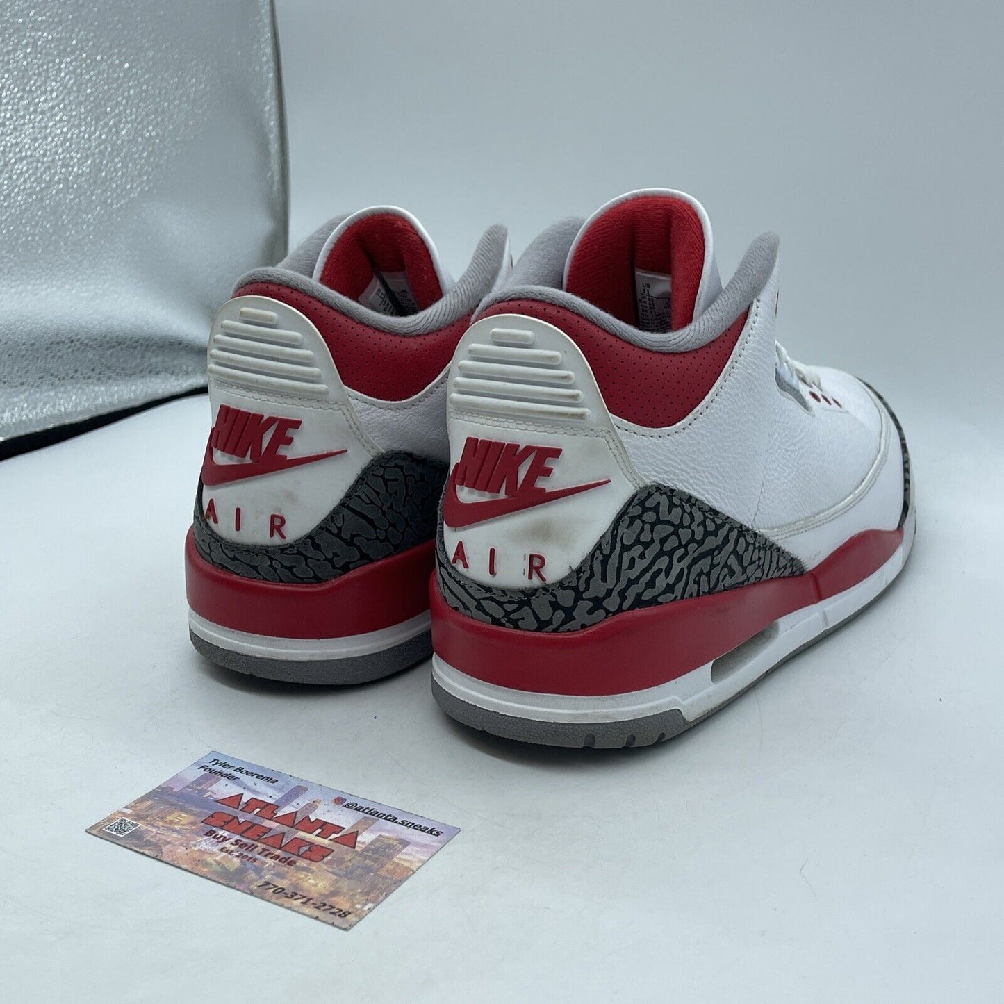 Size 11 - Jordan 3 Retro Mid Fire Red White Leather Grey Suede (DN3707-160)