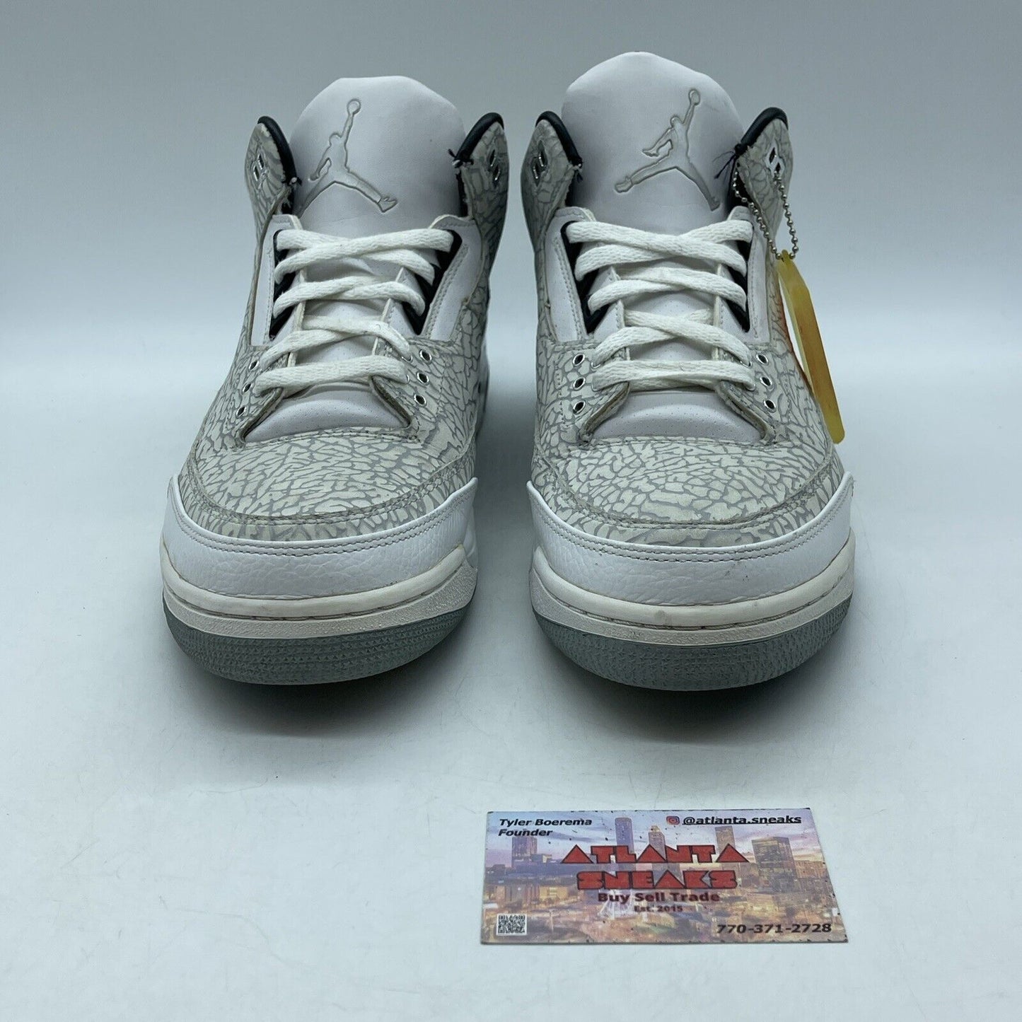 Size 12 - Air Jordan 3 Retro Flip Grey Suede White Leather (315767-101)