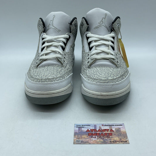 Size 12 - Air Jordan 3 Retro Flip Grey Suede White Leather (315767-101)