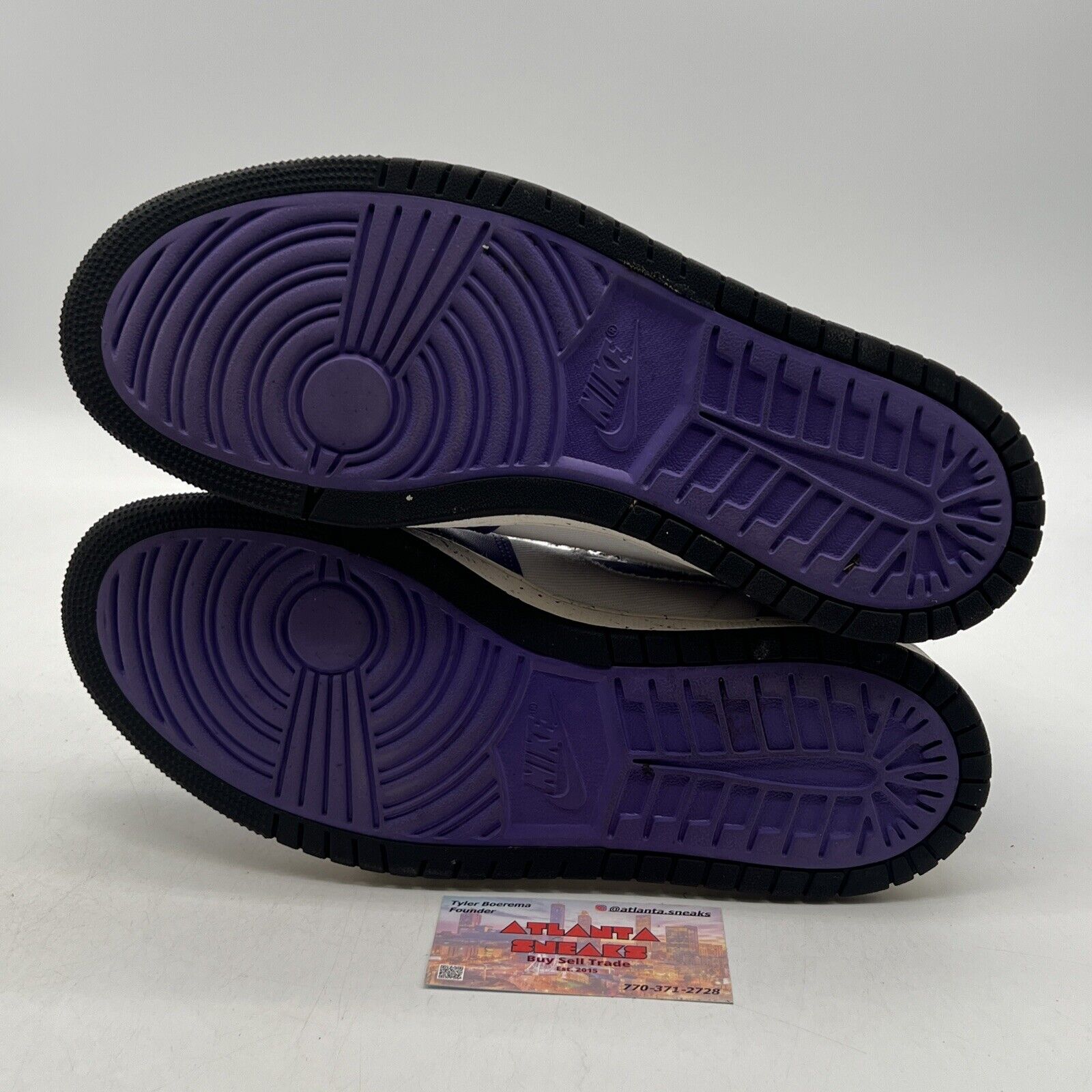 Size 11 - Air Jordan 1 Zoom Comfort High Crater Purple Black White (CT0978-501)