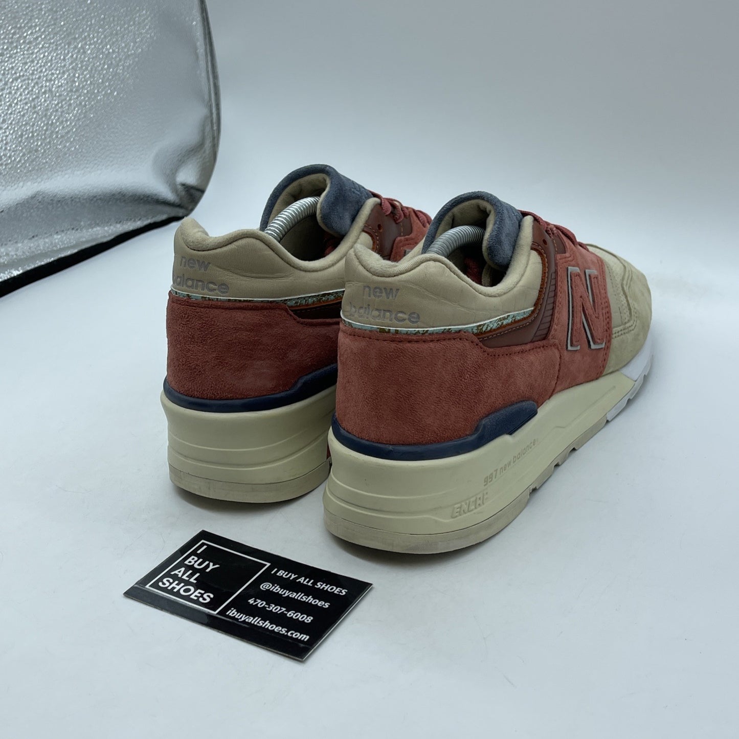 Size 9 - New Balance Stance x 997 First of All Brown Red Suede (M997ST)