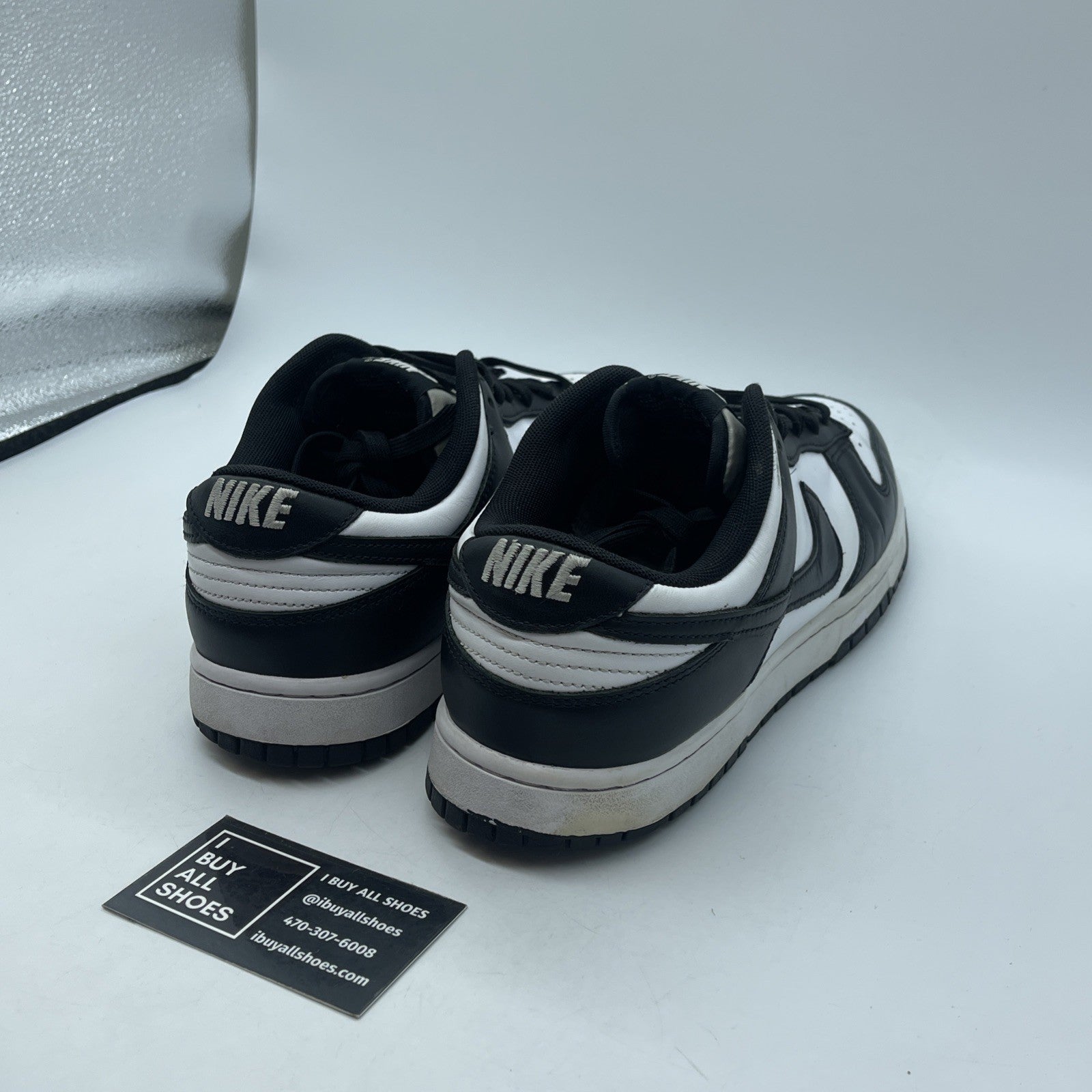 Size 11 - Nike Dunk Low Black White Leather (DD1391-100)
