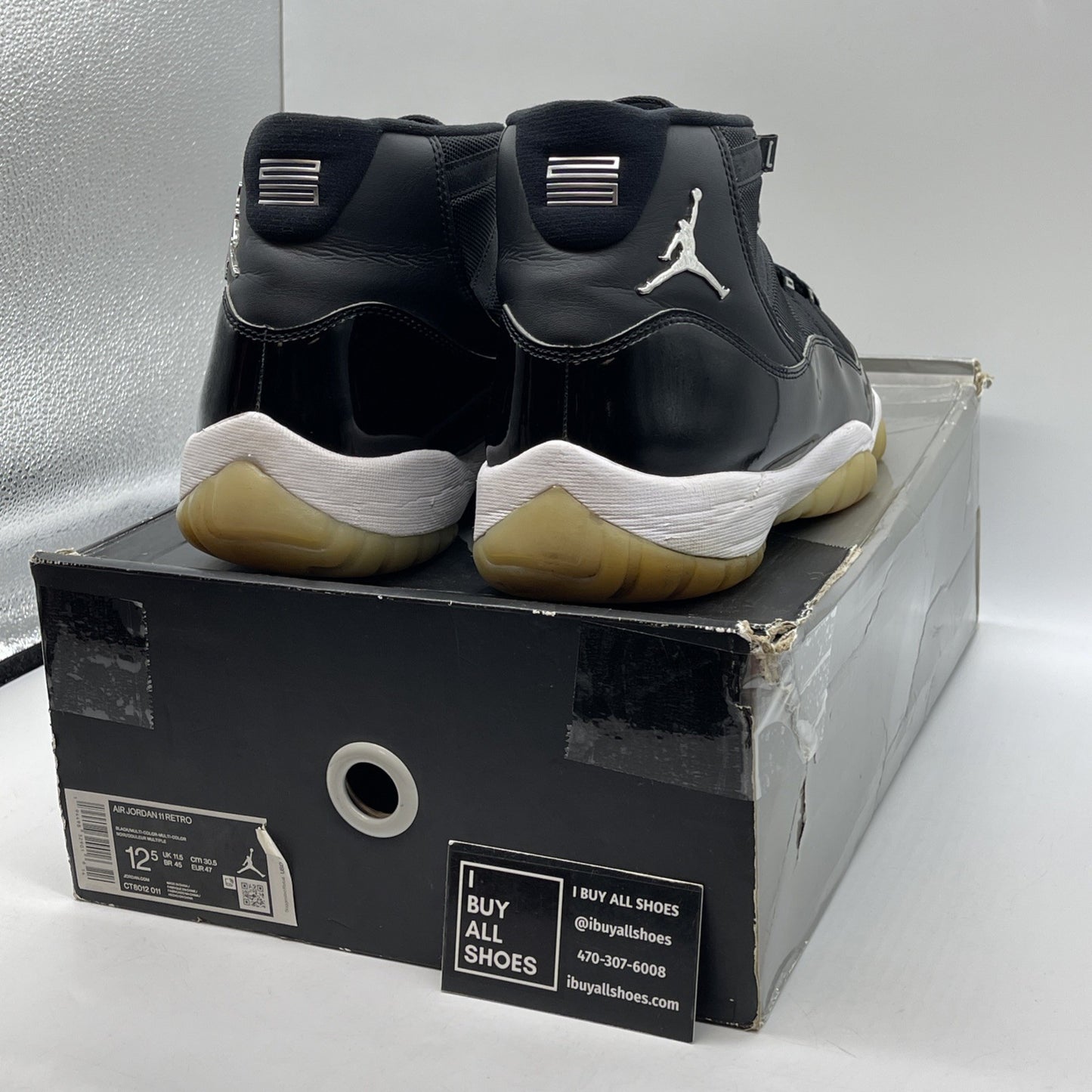 Size 12.5 - Jordan 11 Retro High Jubilee / 25th Anniversary Black (CT8012-011)