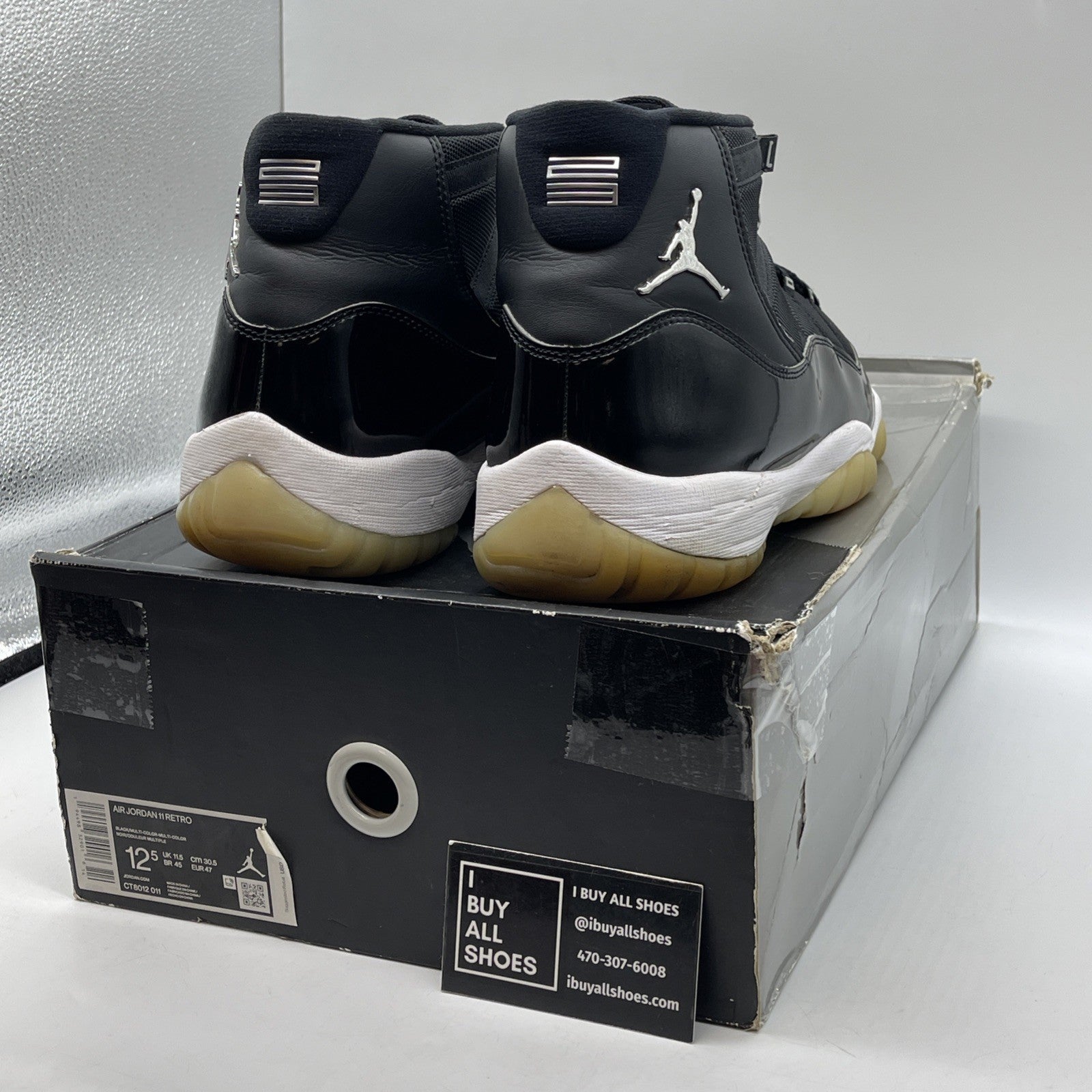Size 12.5 - Jordan 11 Retro High Jubilee / 25th Anniversary Black (CT8012-011)